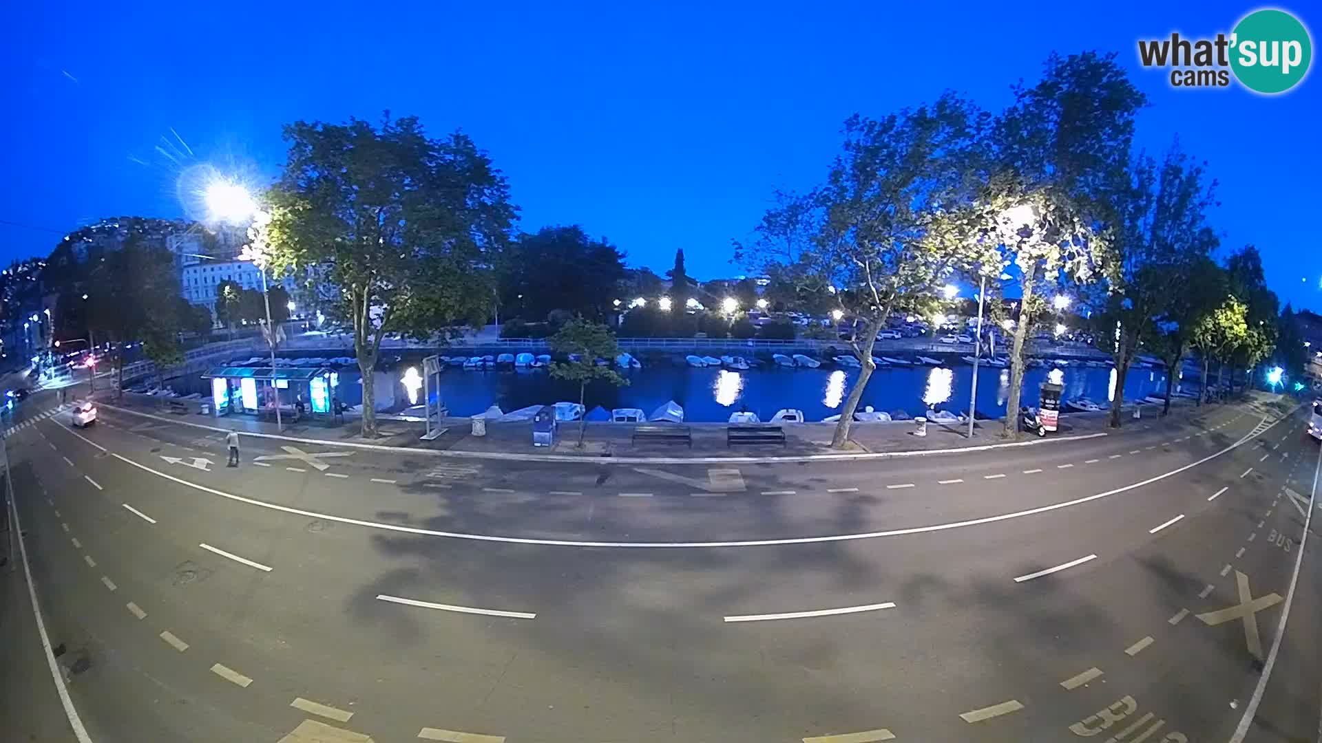 Rijeka –  La vue de Trsat et Sušak