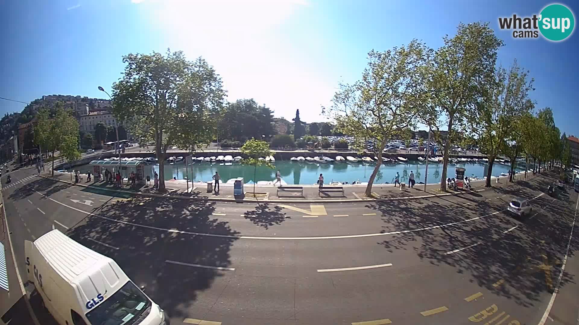 Rijeka –  La vista de Trsat y de Sušak