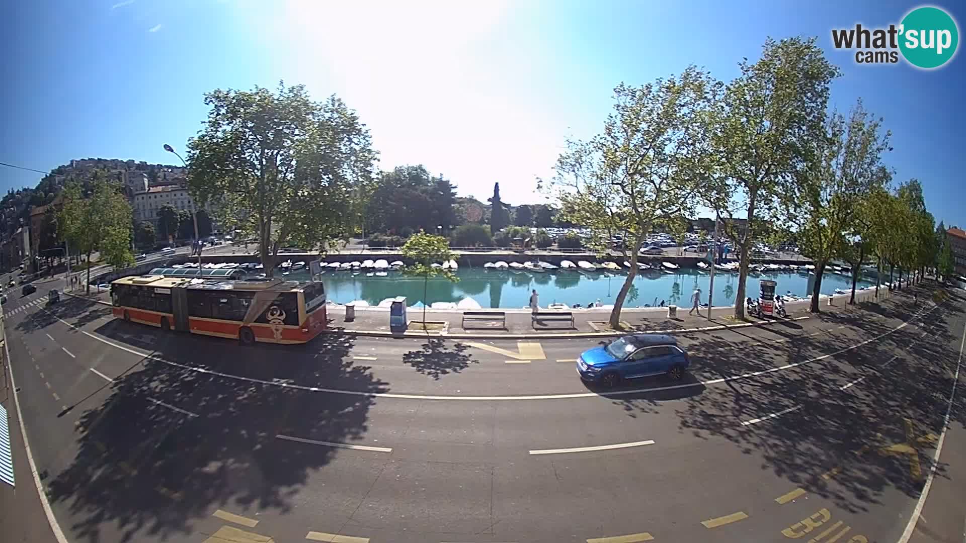 Rijeka –  La vue de Trsat et Sušak