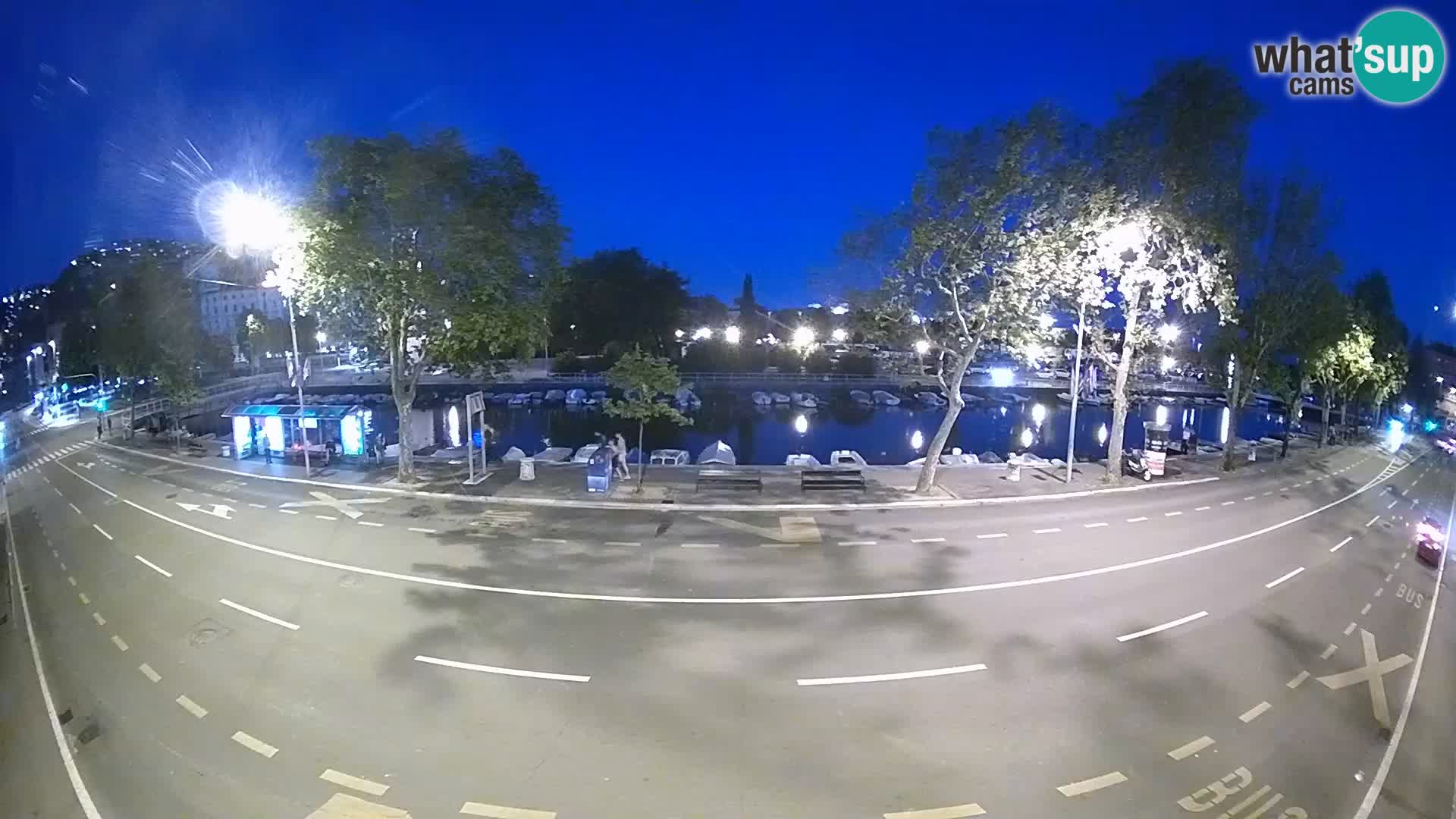 Rijeka –  La vista de Trsat y de Sušak