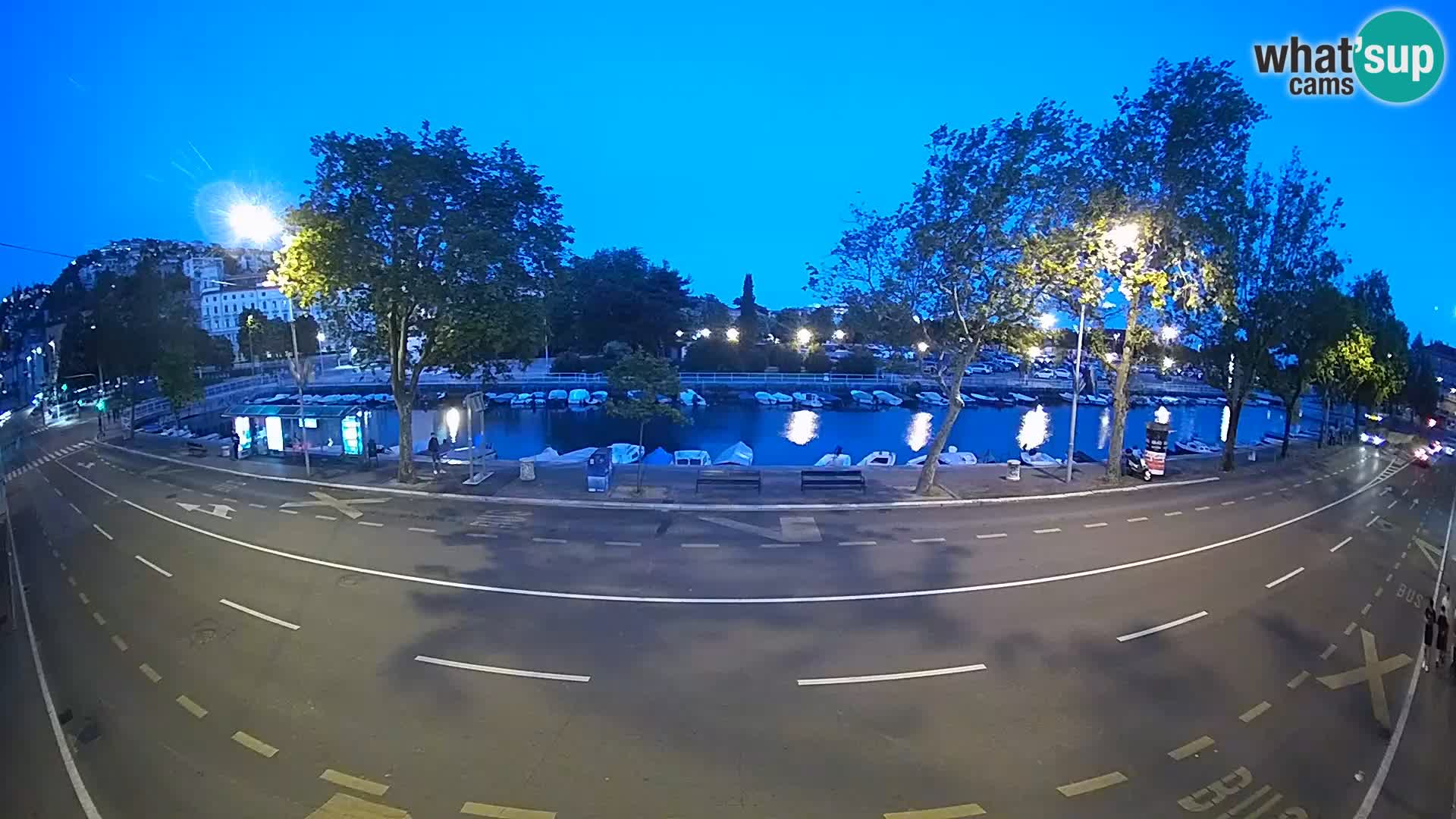 Rijeka –  La vue de Trsat et Sušak