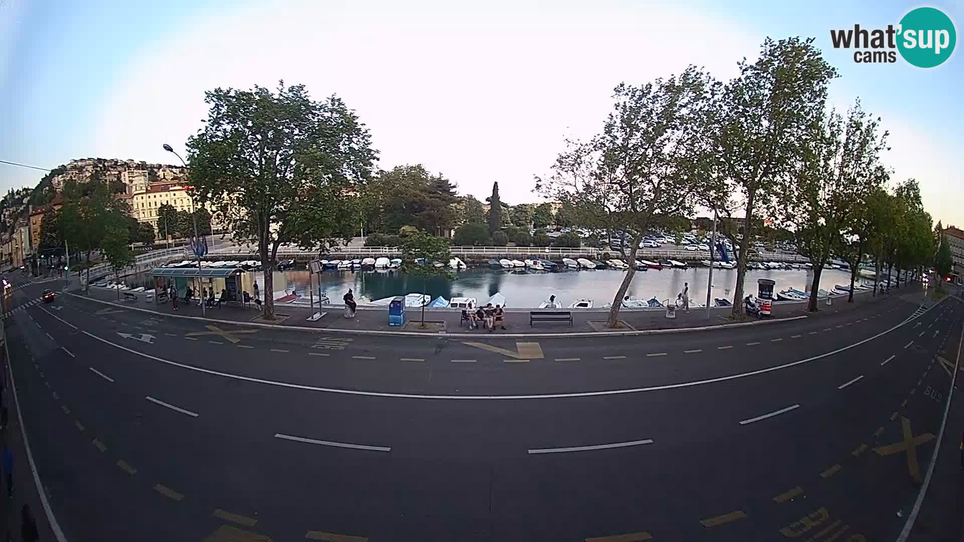 Rijeka –  La vista de Trsat y de Sušak