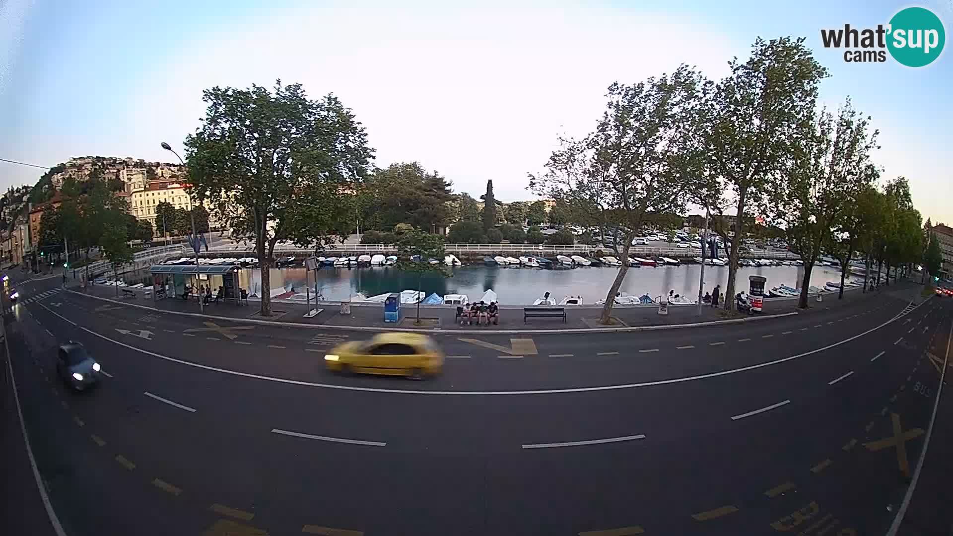 Rijeka –  La vista de Trsat y de Sušak
