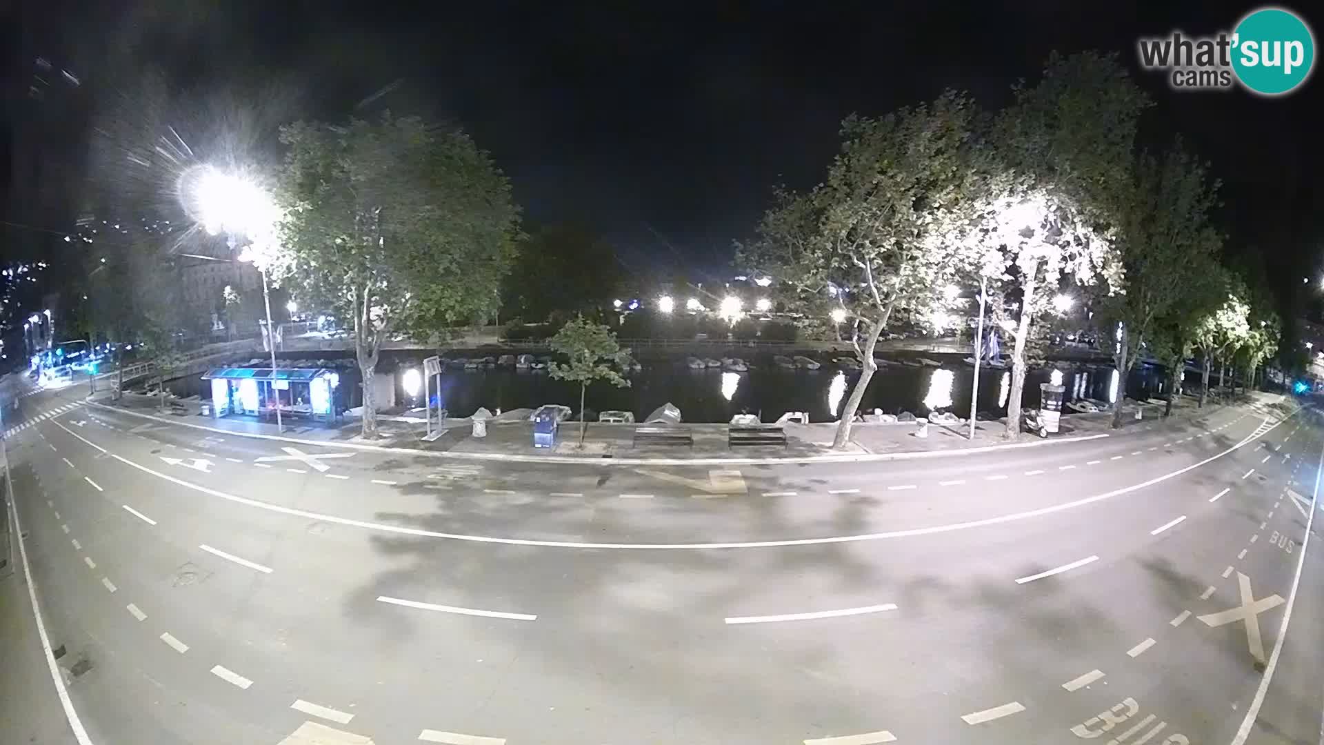 Reka – pogled na Trsat in Sušak