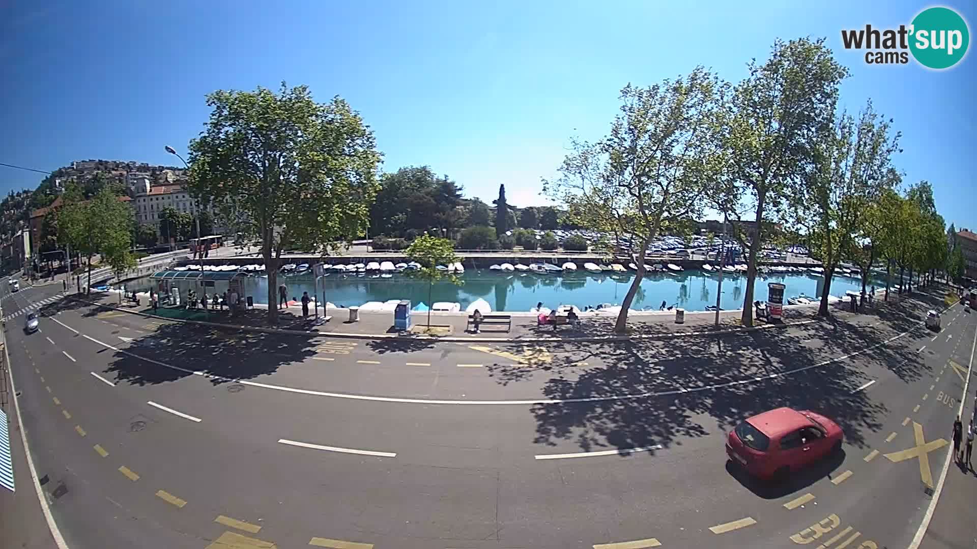 Rijeka –  La vue de Trsat et Sušak