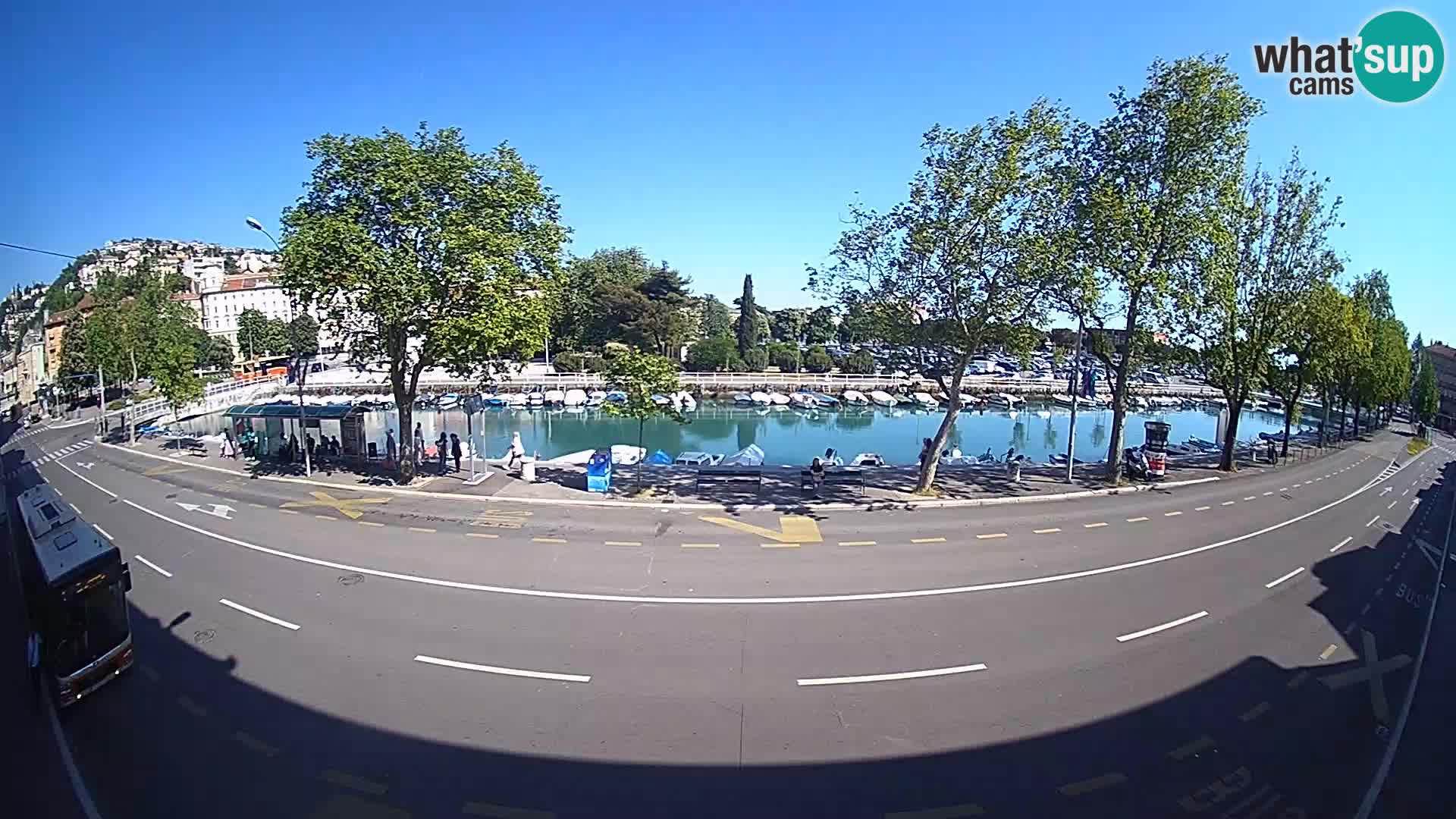 Rijeka –  pogled na Trsat i Sušak