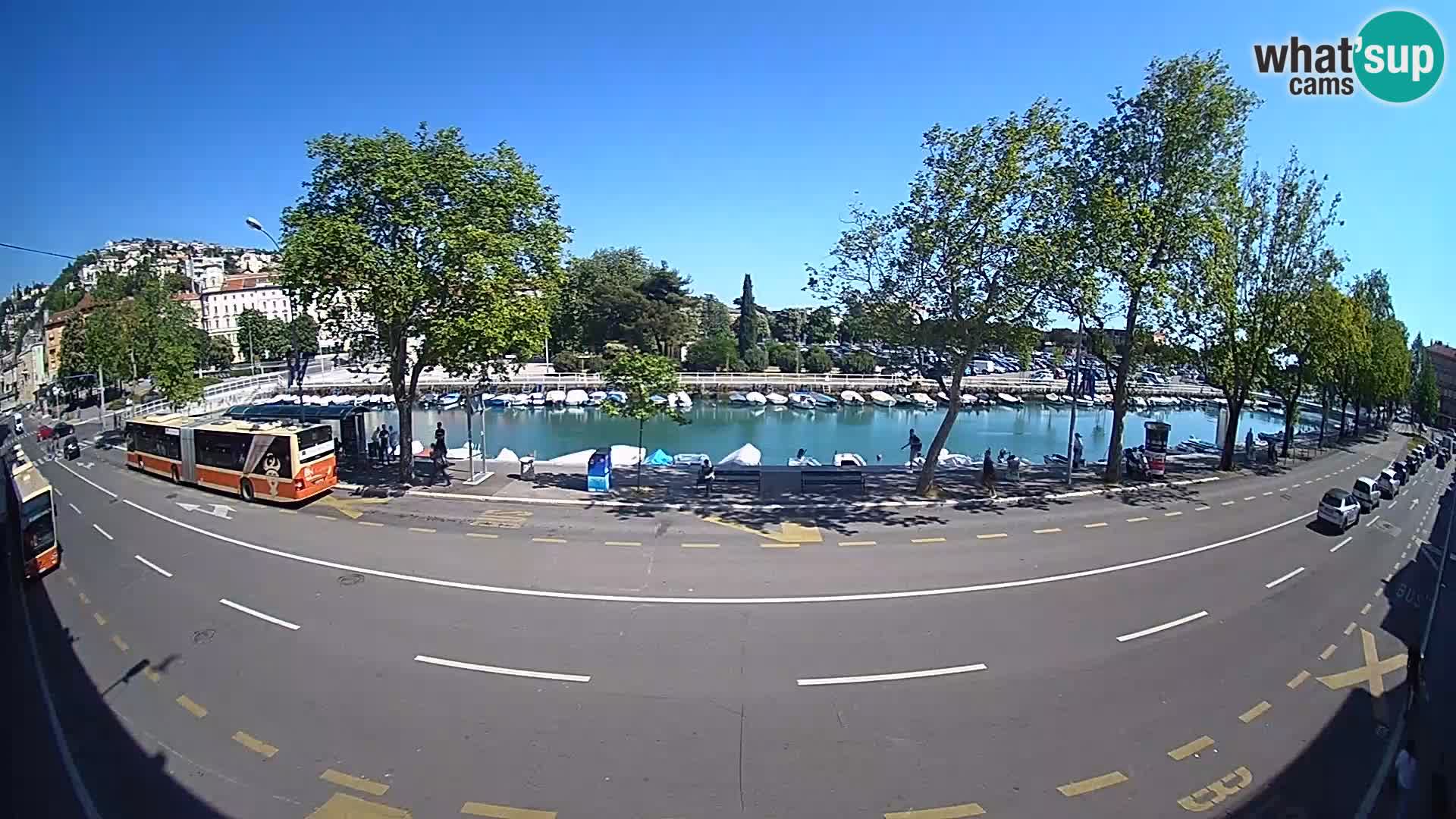 Rijeka –  La vista de Trsat y de Sušak