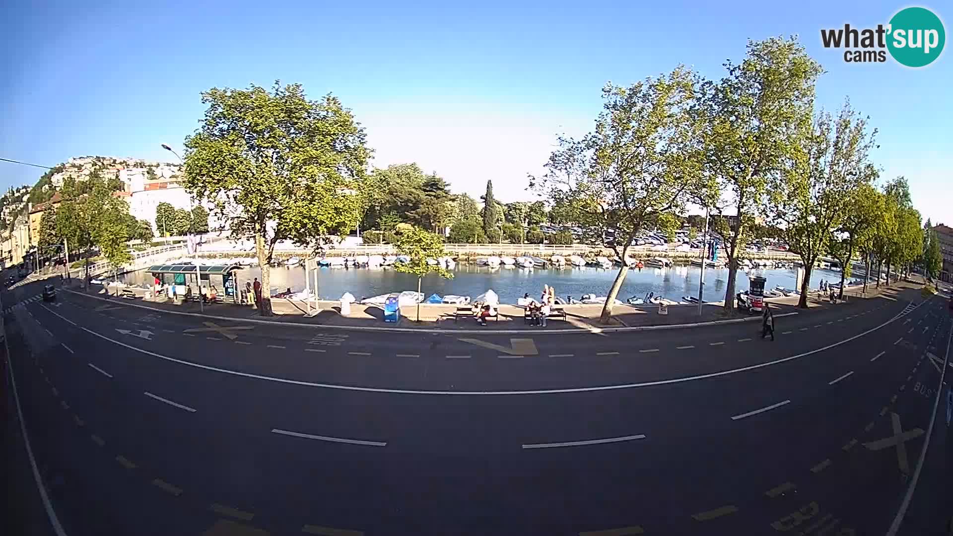 Rijeka –  La vue de Trsat et Sušak