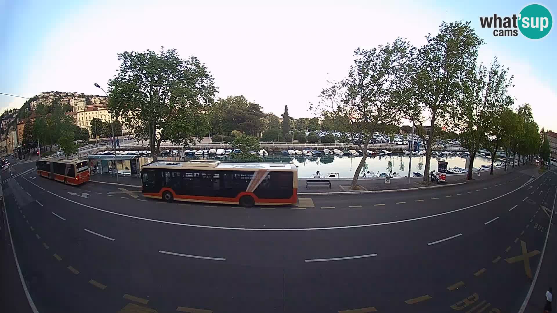 Rijeka – Der Blick auf Trsat und Sušak