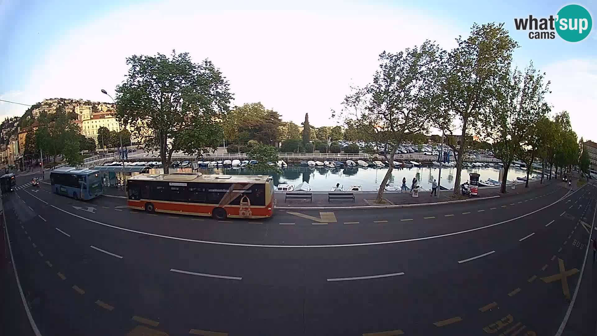 Rijeka –  pogled na Trsat i Sušak