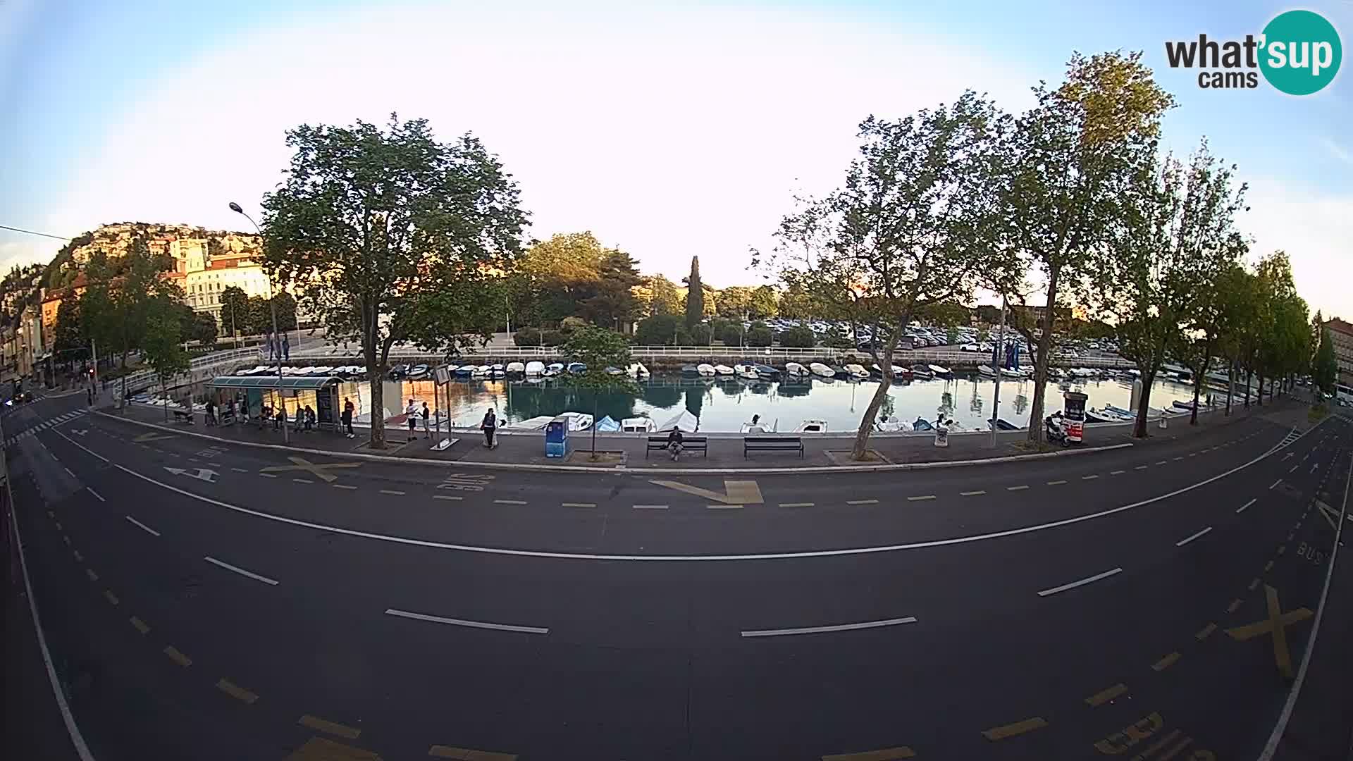 Rijeka –  La vue de Trsat et Sušak
