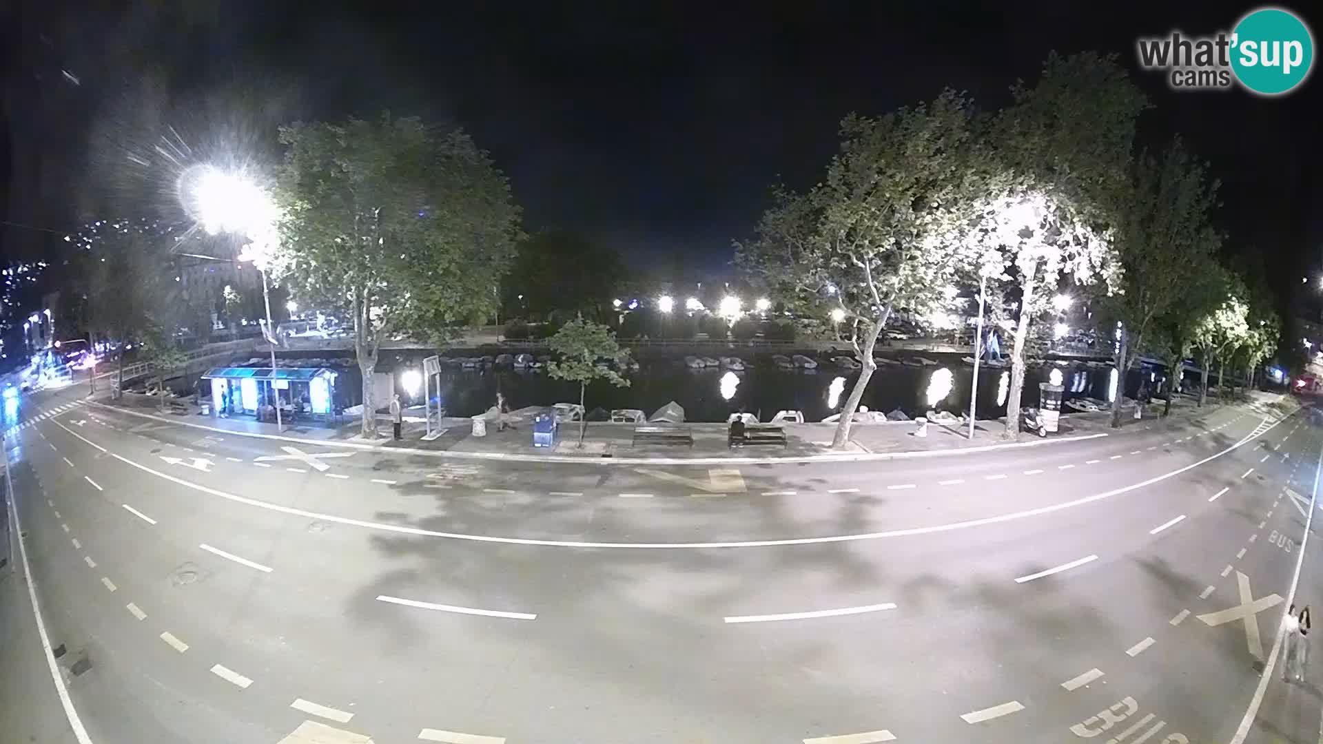 Reka – pogled na Trsat in Sušak