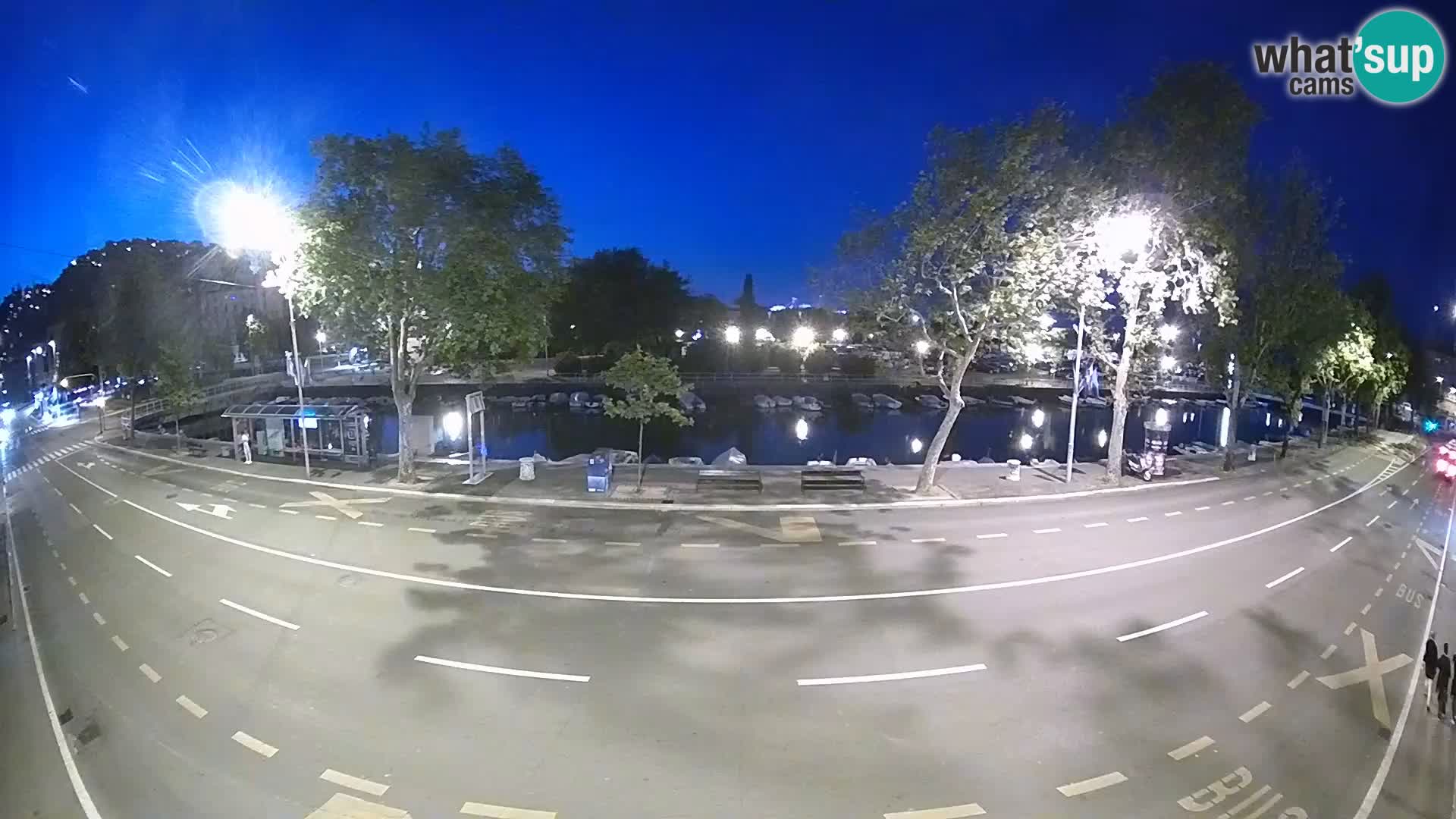 Rijeka –  pogled na Trsat i Sušak