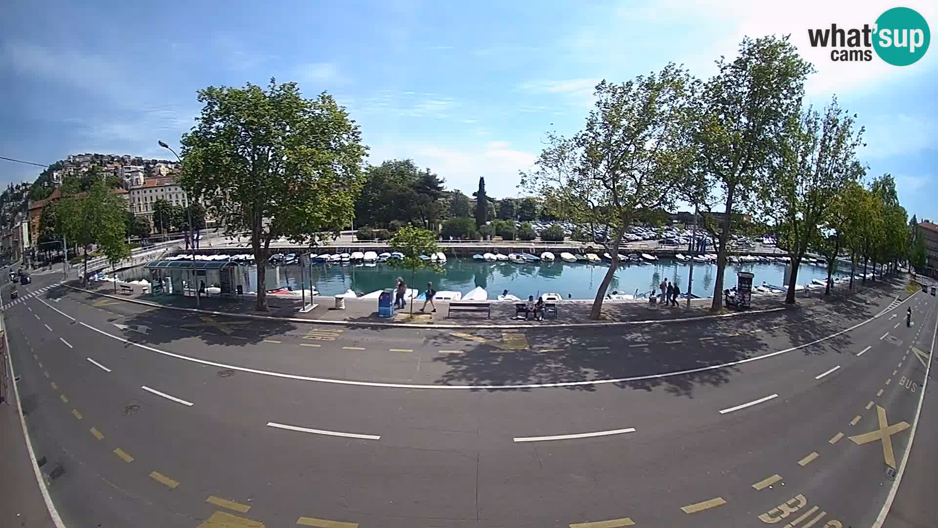 Rijeka –  La vista de Trsat y de Sušak