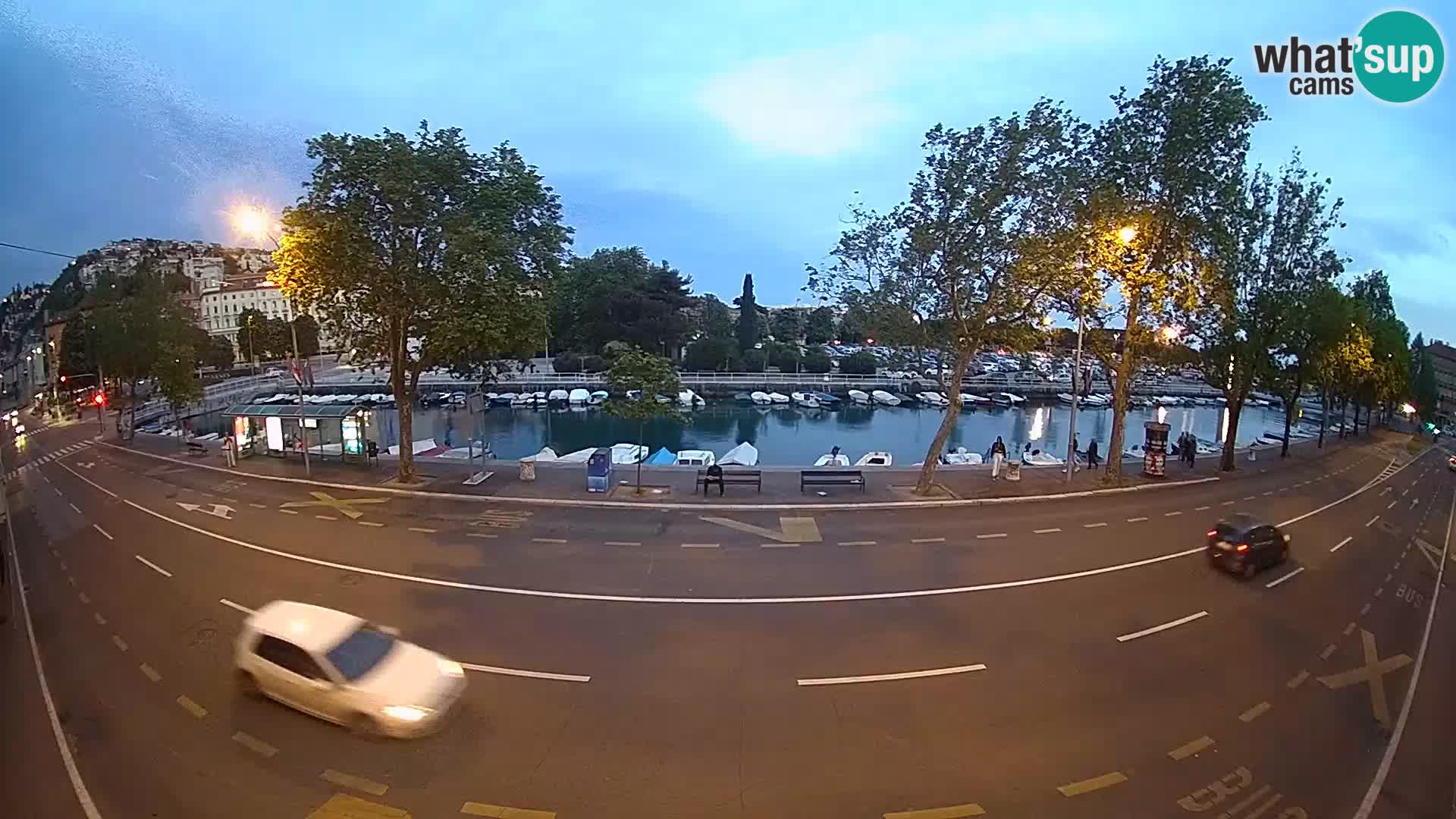 Rijeka –  pogled na Trsat i Sušak