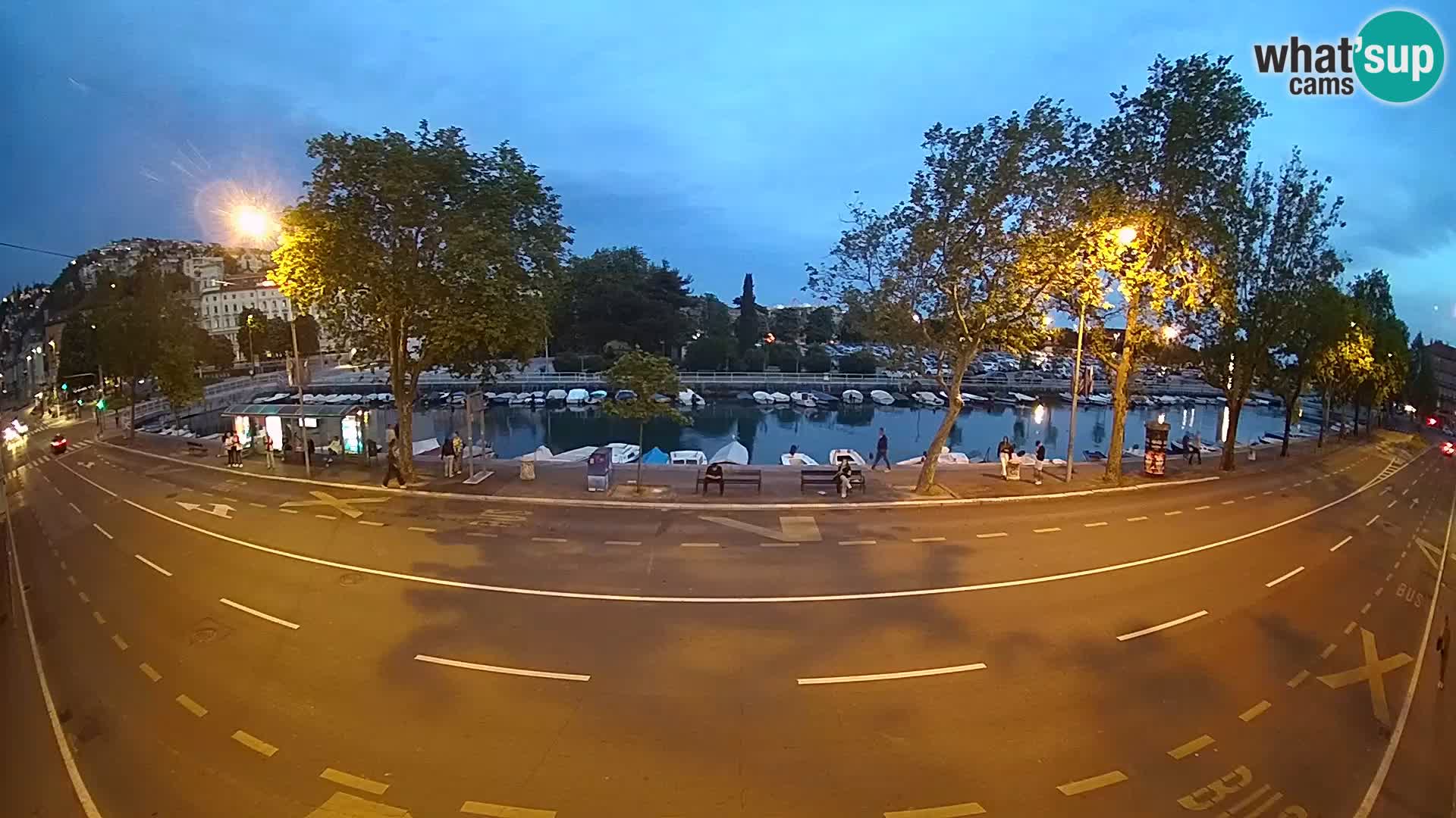 Rijeka –  pogled na Trsat i Sušak