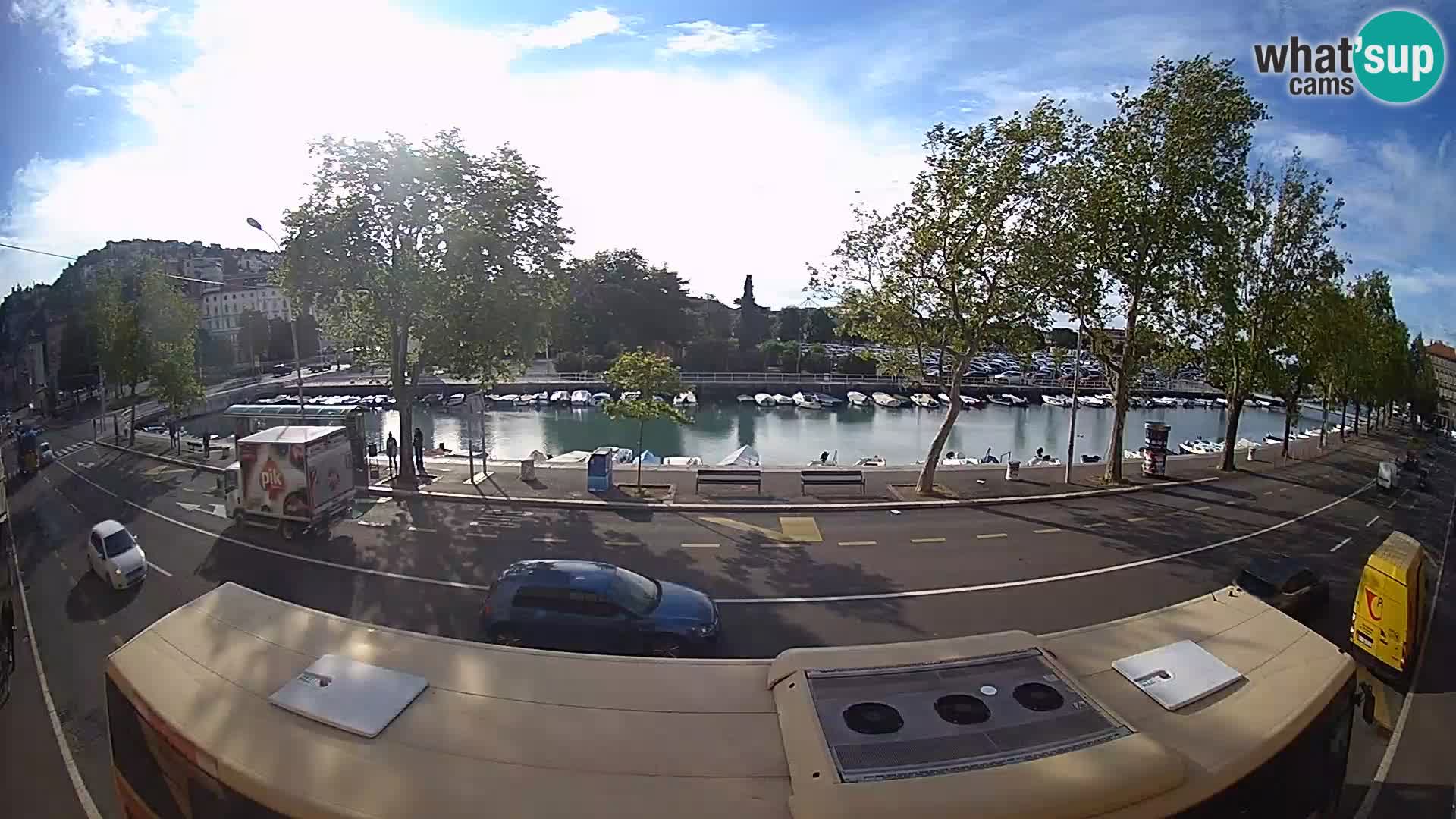 Rijeka –  La vista de Trsat y de Sušak