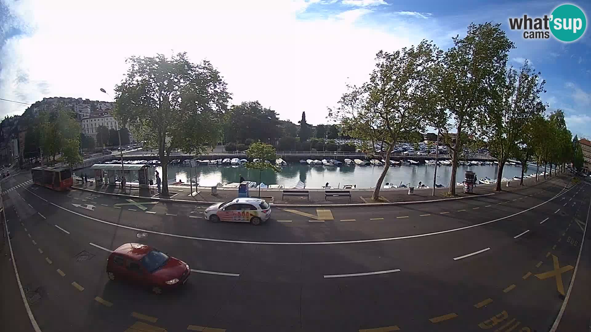 Rijeka – Der Blick auf Trsat und Sušak