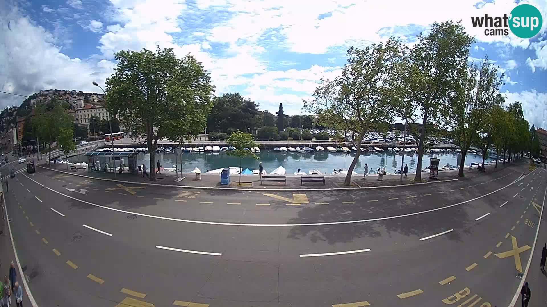 Rijeka –  La vista de Trsat y de Sušak