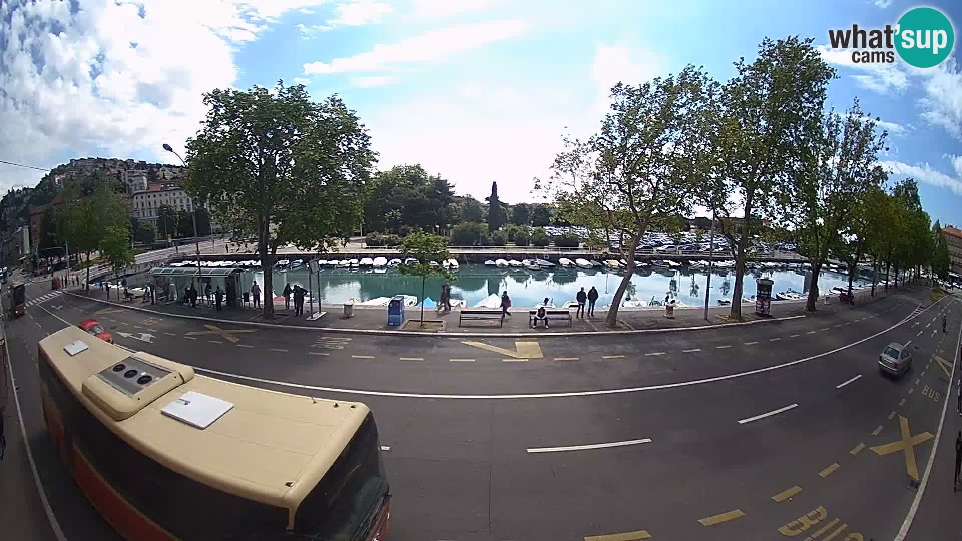 Rijeka –  pogled na Trsat i Sušak