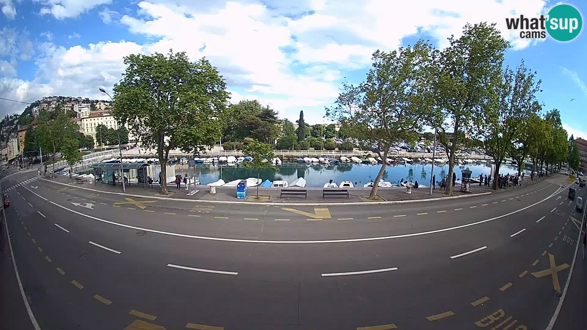 Rijeka –  pogled na Trsat i Sušak