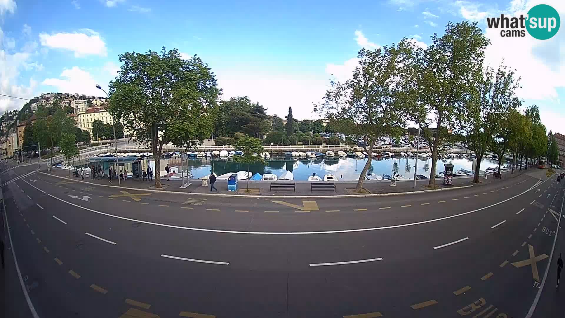 Rijeka –  La vue de Trsat et Sušak