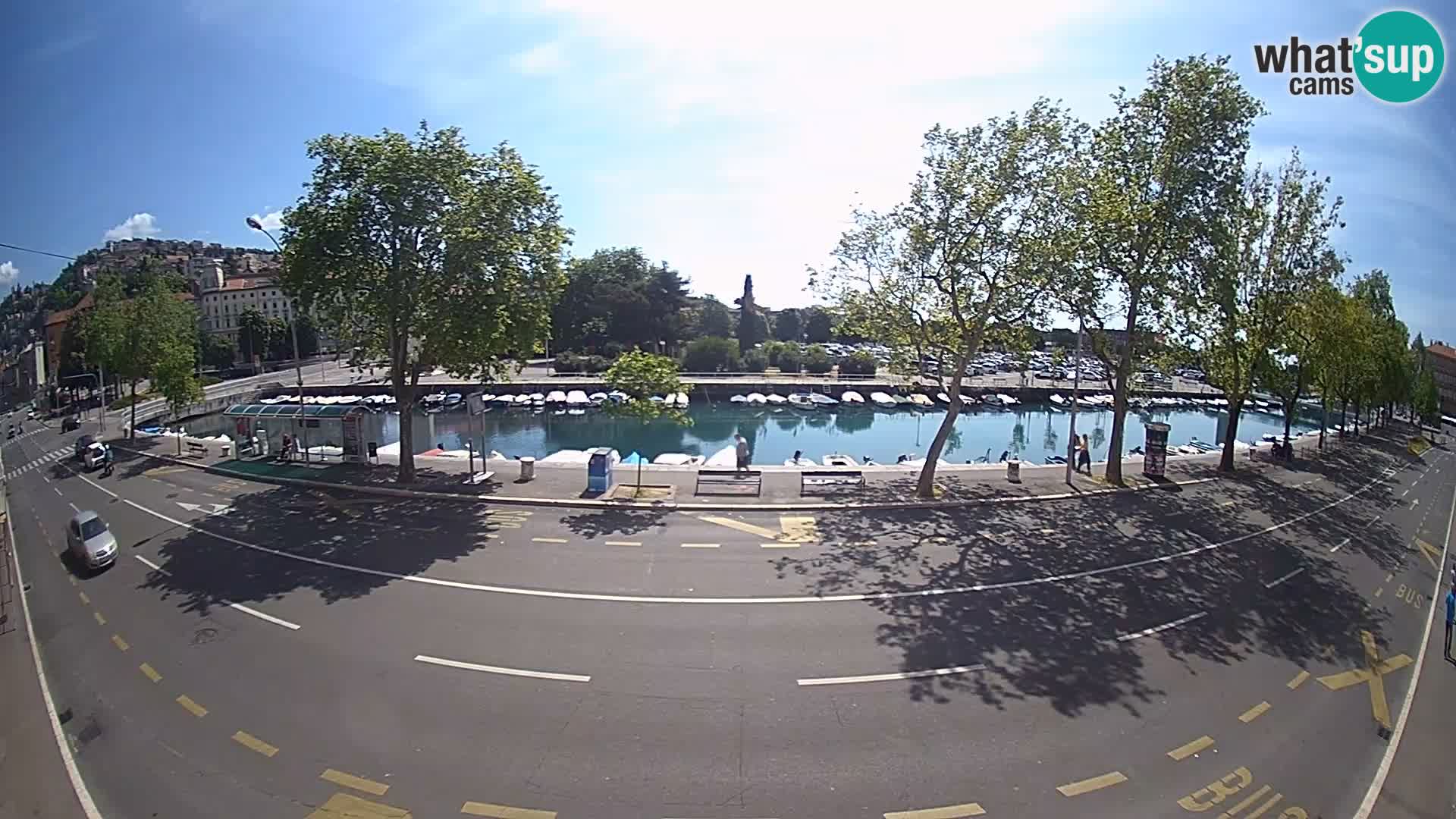 Rijeka –  La vista de Trsat y de Sušak