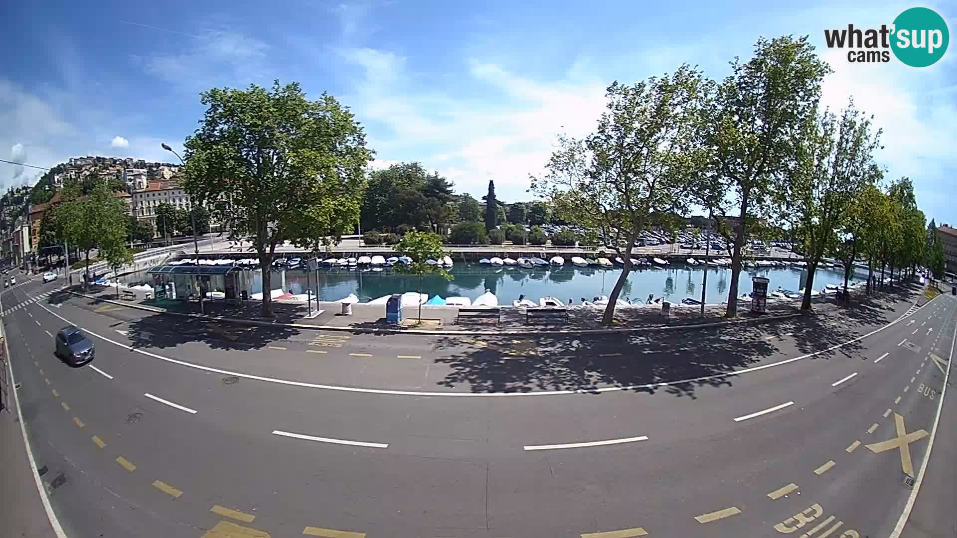 Rijeka –  pogled na Trsat i Sušak
