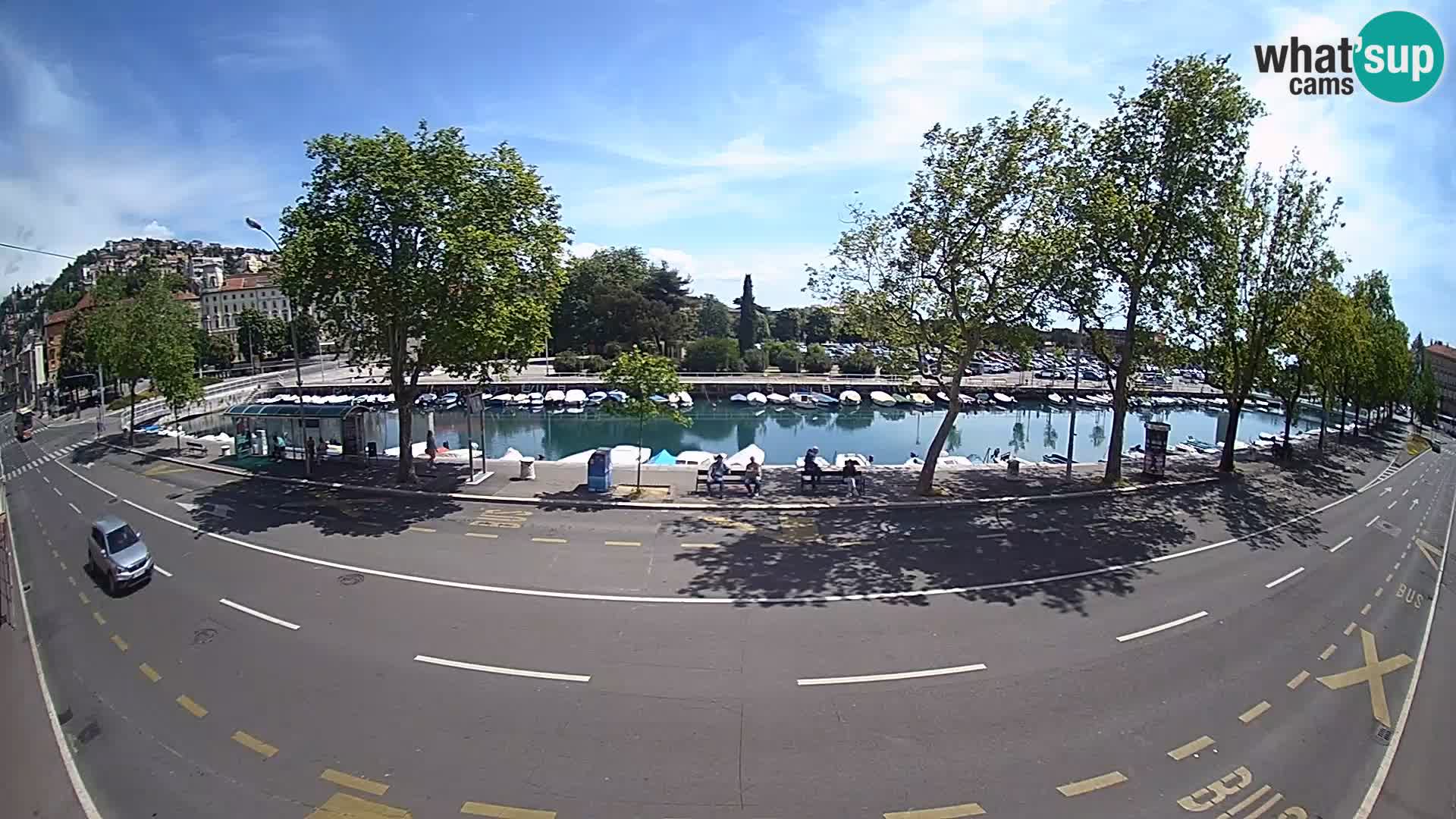 Rijeka –  La vista de Trsat y de Sušak