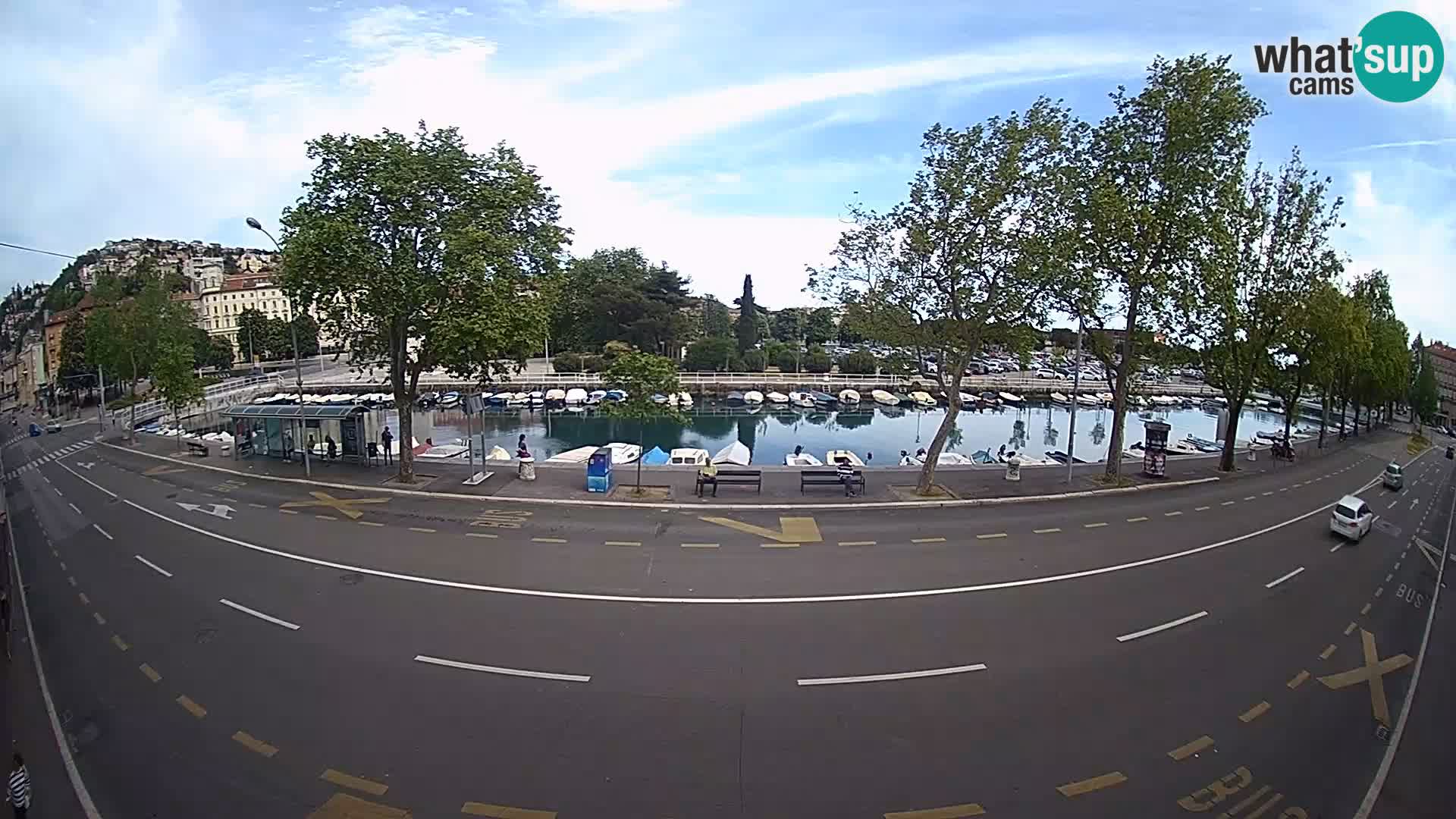 Rijeka – Der Blick auf Trsat und Sušak