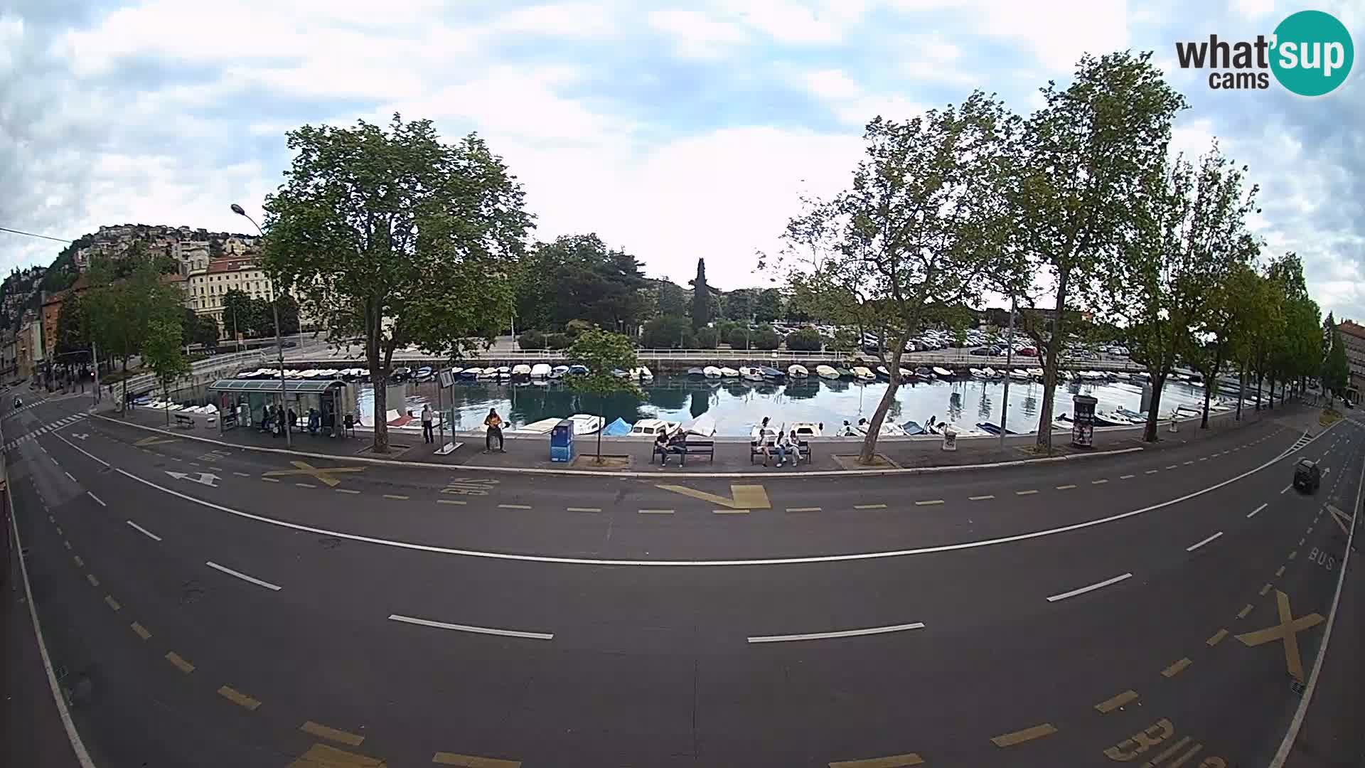 Rijeka –  La vue de Trsat et Sušak