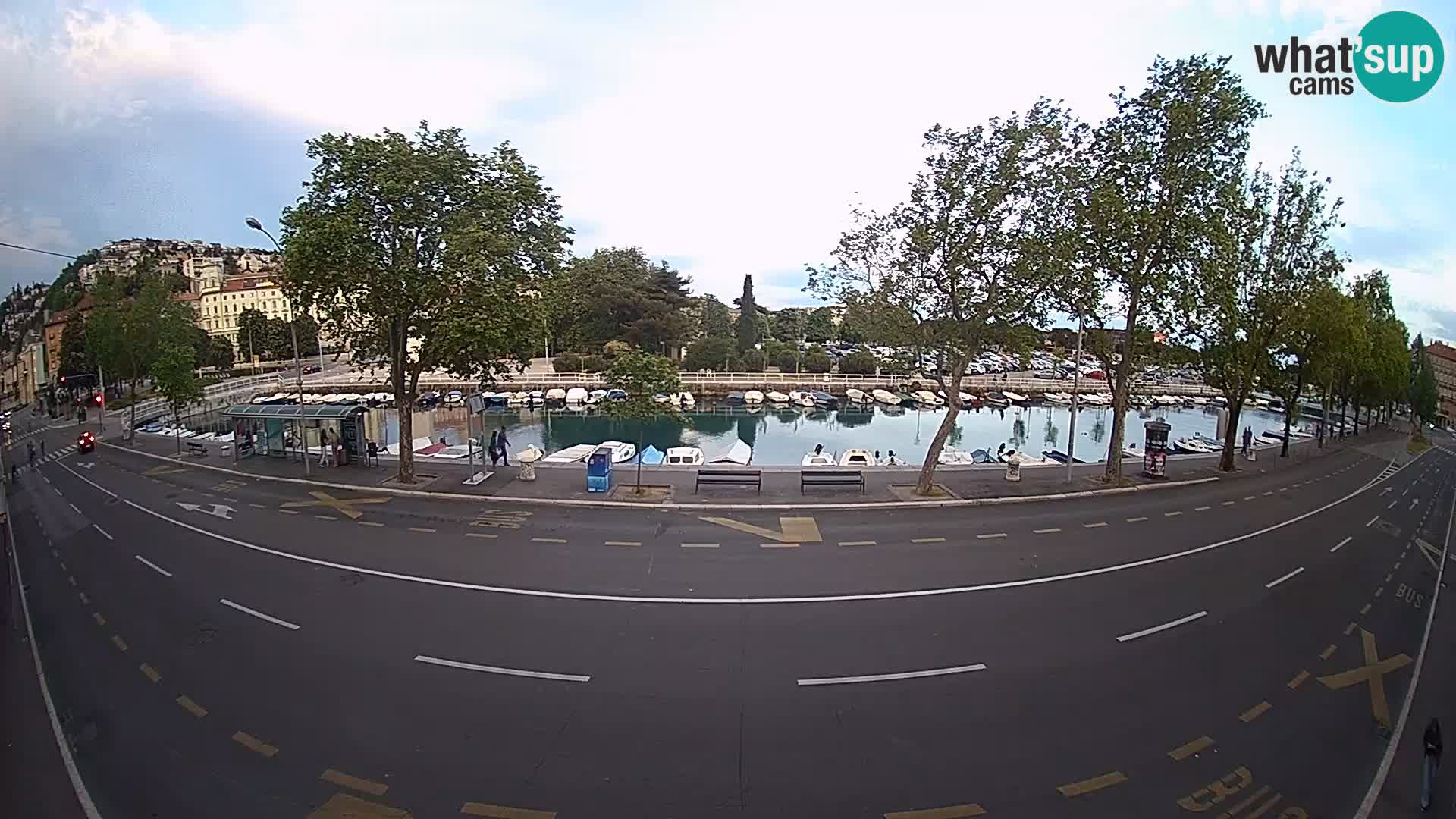 Rijeka –  La vue de Trsat et Sušak