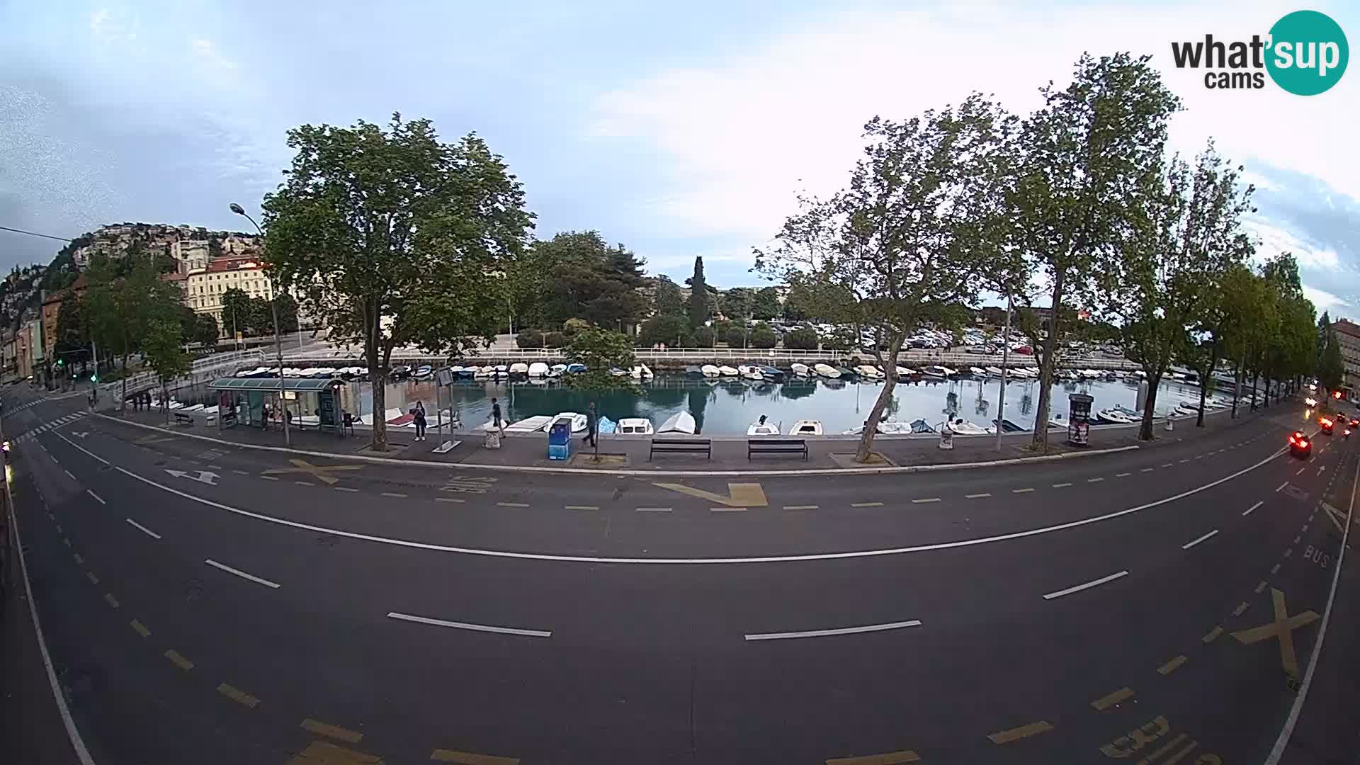 Rijeka –  La vista de Trsat y de Sušak