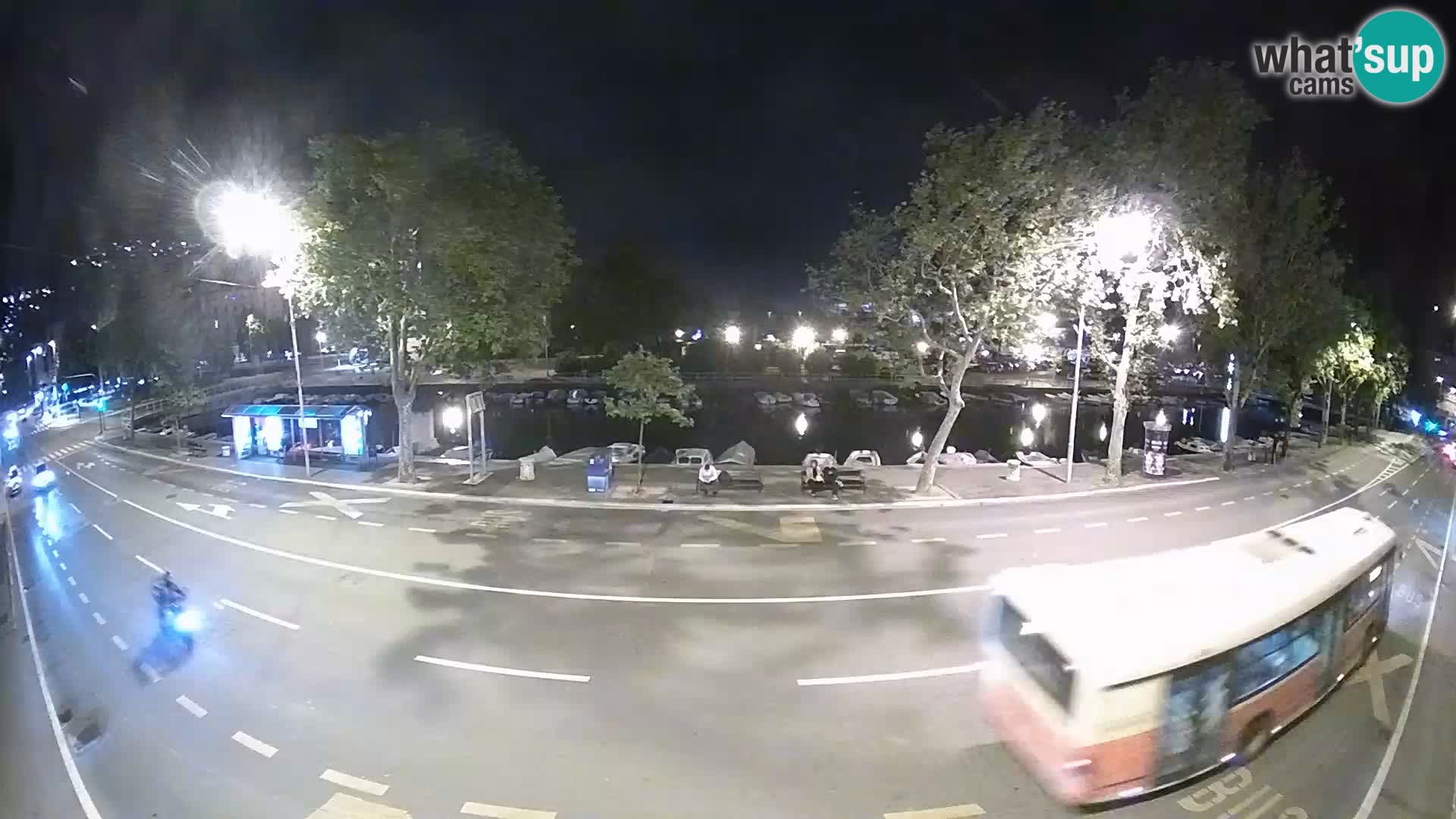 Reka – pogled na Trsat in Sušak