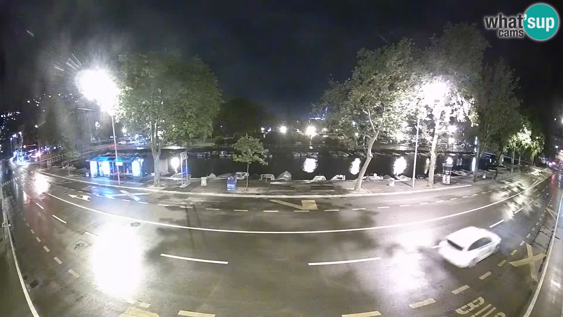Reka – pogled na Trsat in Sušak