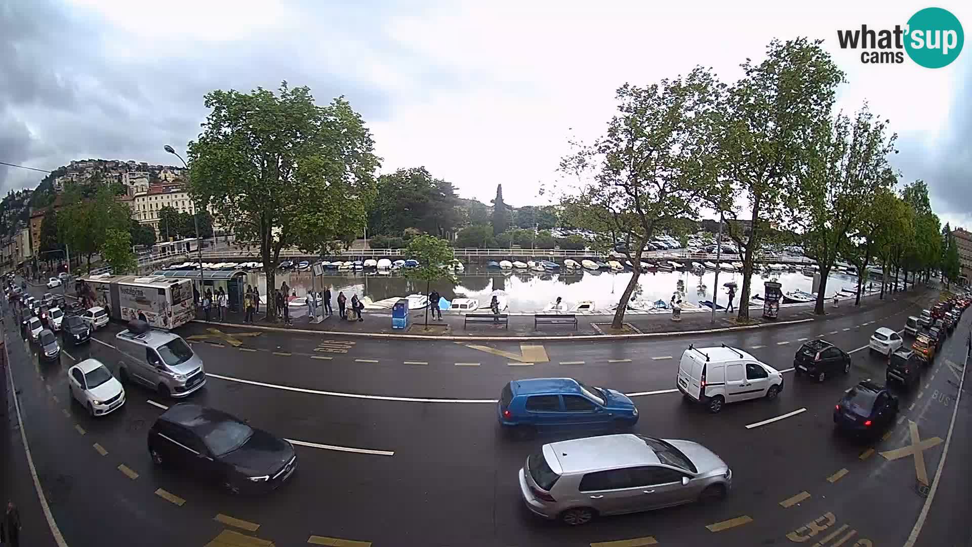 Rijeka –  pogled na Trsat i Sušak