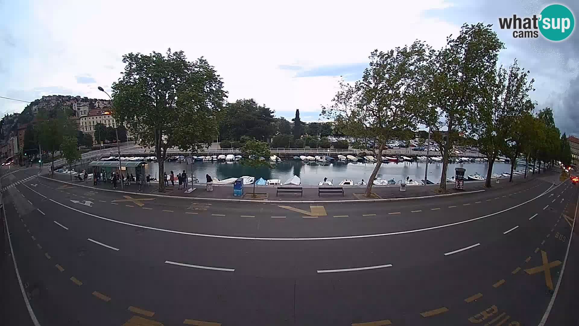 Rijeka –  pogled na Trsat i Sušak