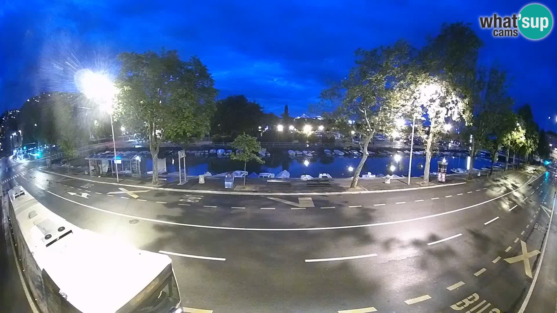Reka – pogled na Trsat in Sušak