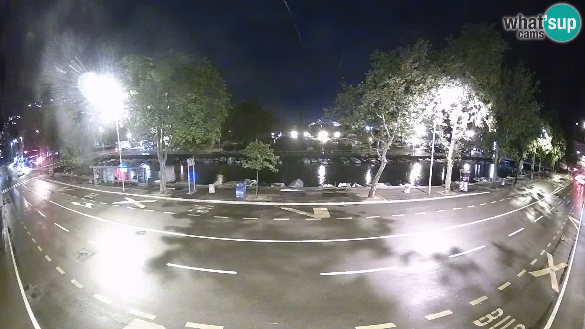 Reka – pogled na Trsat in Sušak