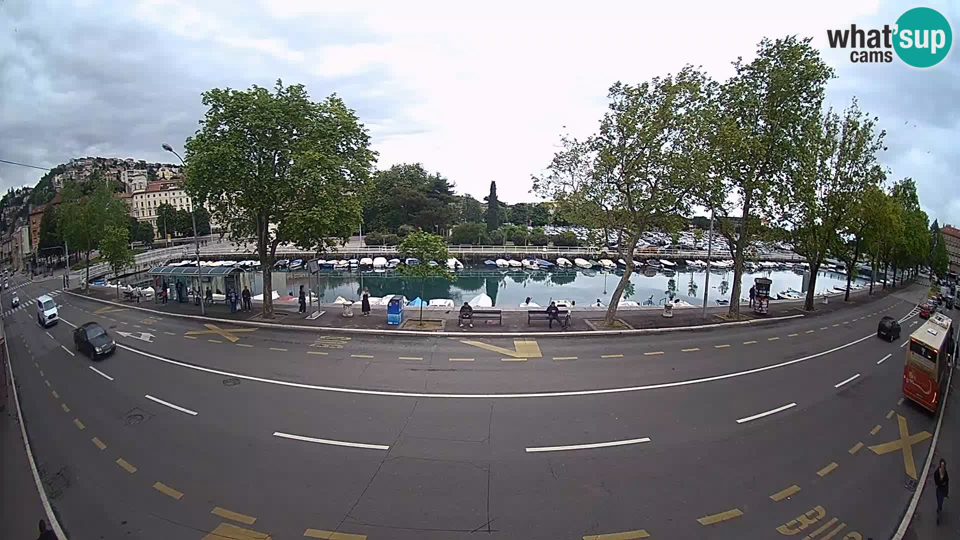 Rijeka –  La vue de Trsat et Sušak