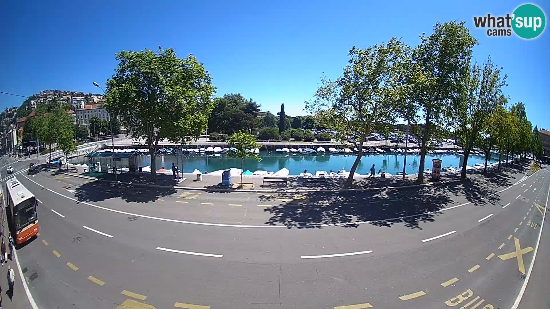 Rijeka –  La vista de Trsat y de Sušak