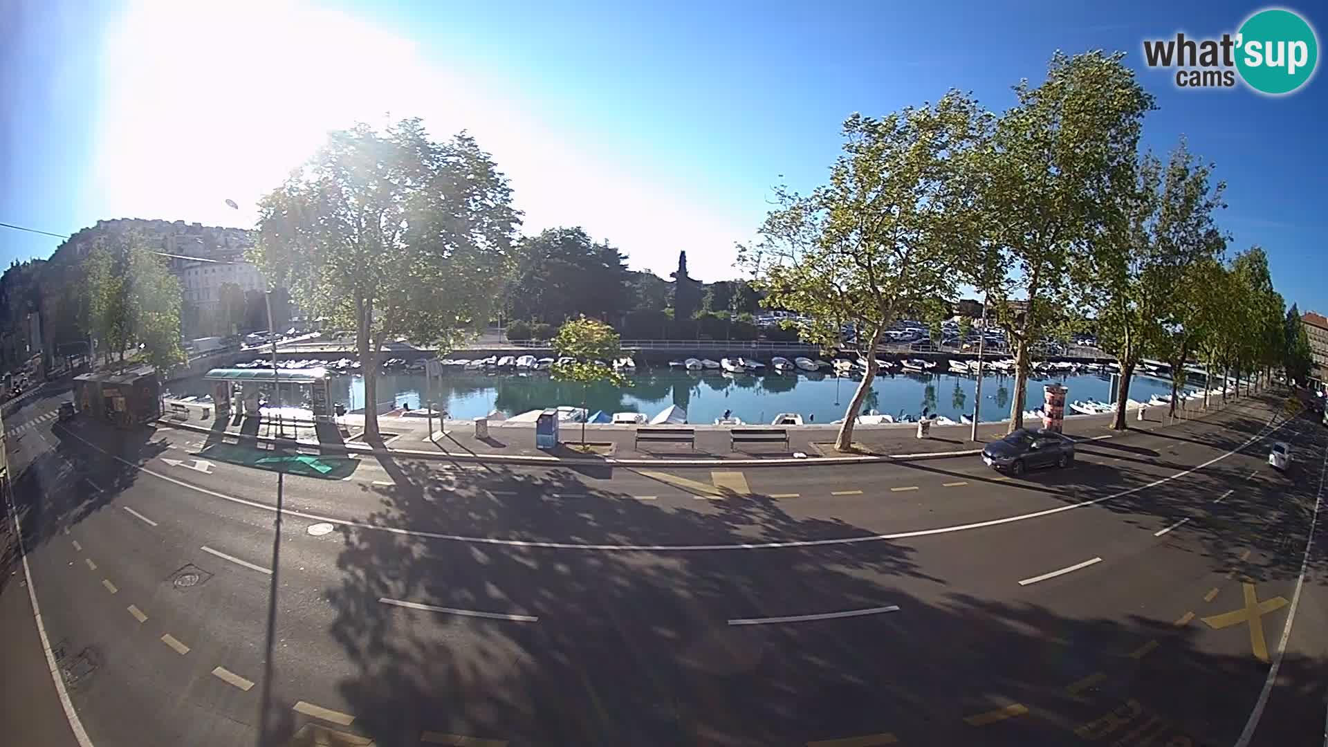 Rijeka –  La vue de Trsat et Sušak