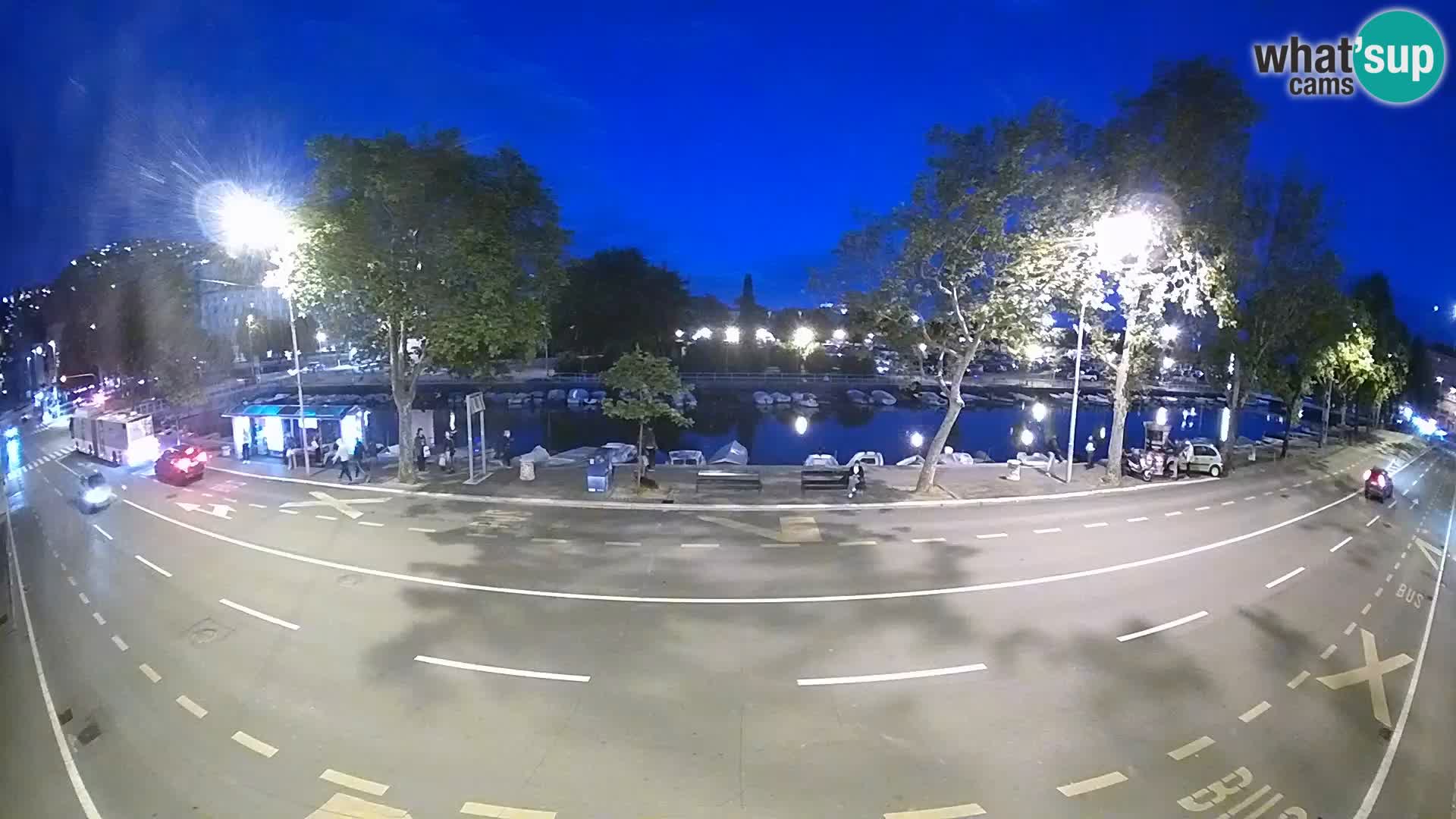 Rijeka –  La vista de Trsat y de Sušak
