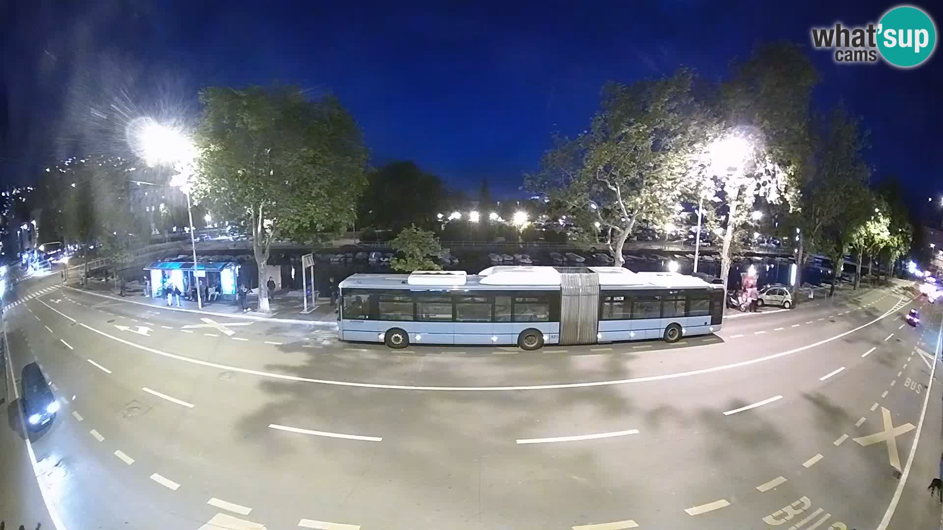 Rijeka –  pogled na Trsat i Sušak