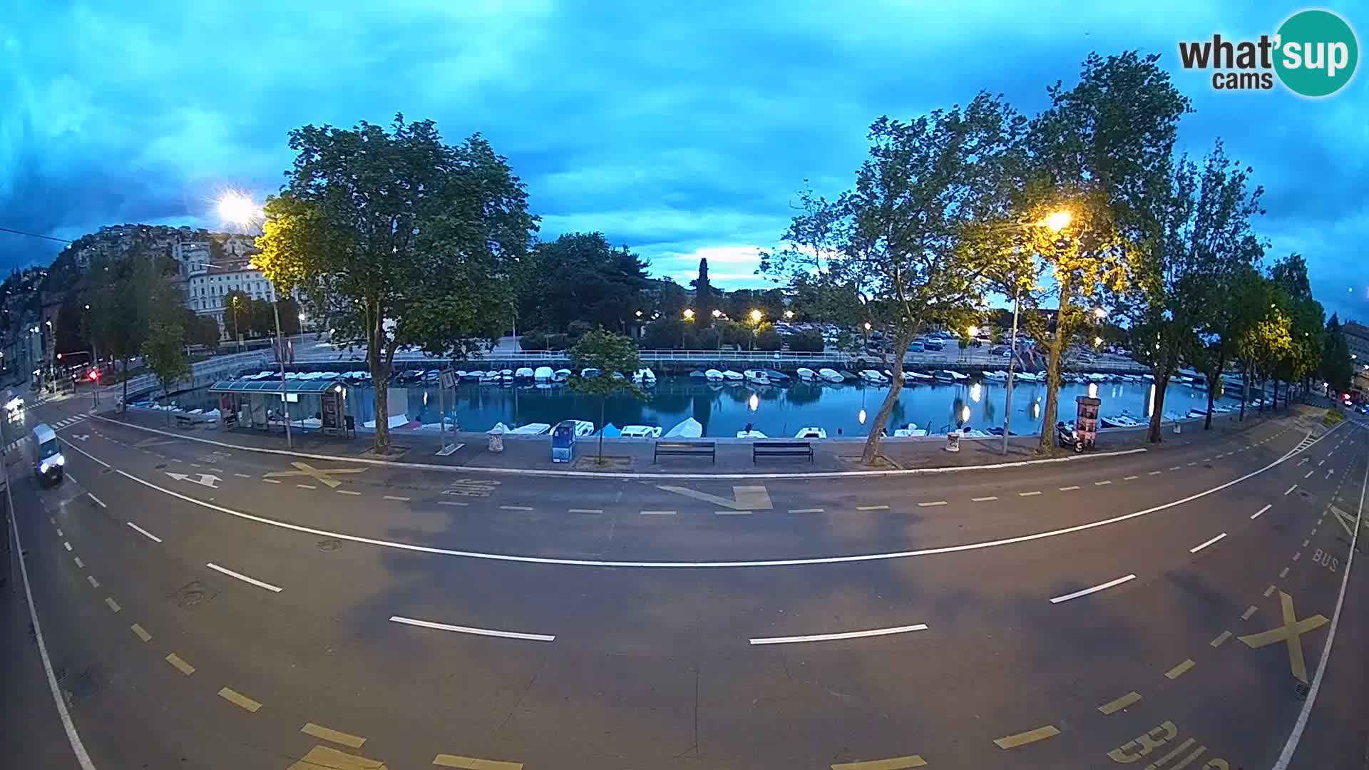 Rijeka –  La vista de Trsat y de Sušak