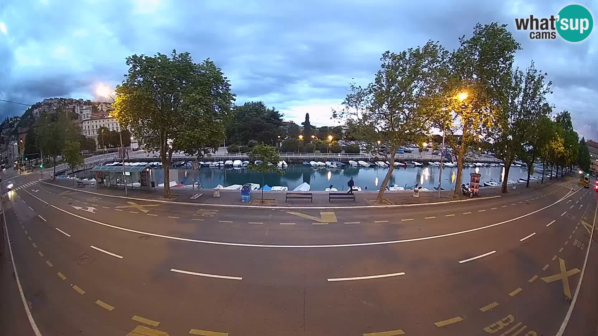 Rijeka –  La vista de Trsat y de Sušak