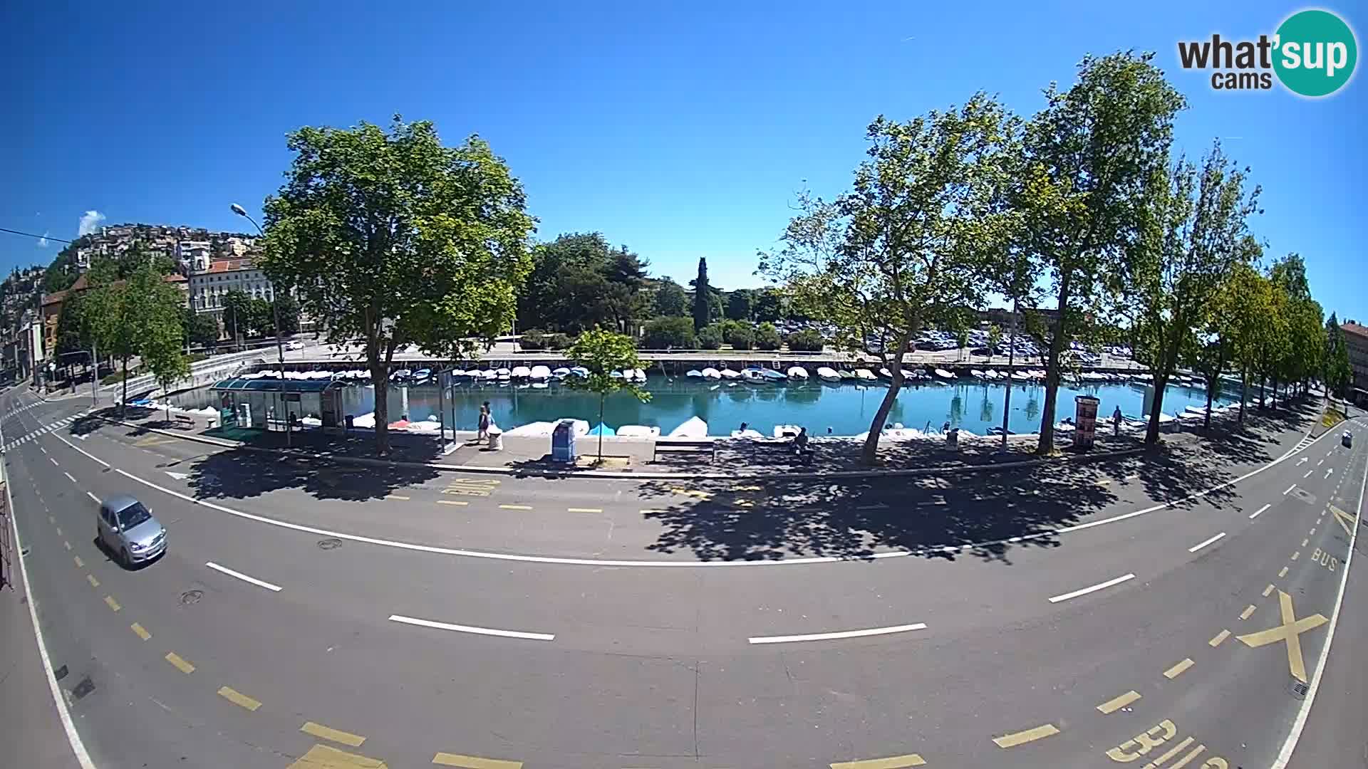 Rijeka –  La vista de Trsat y de Sušak