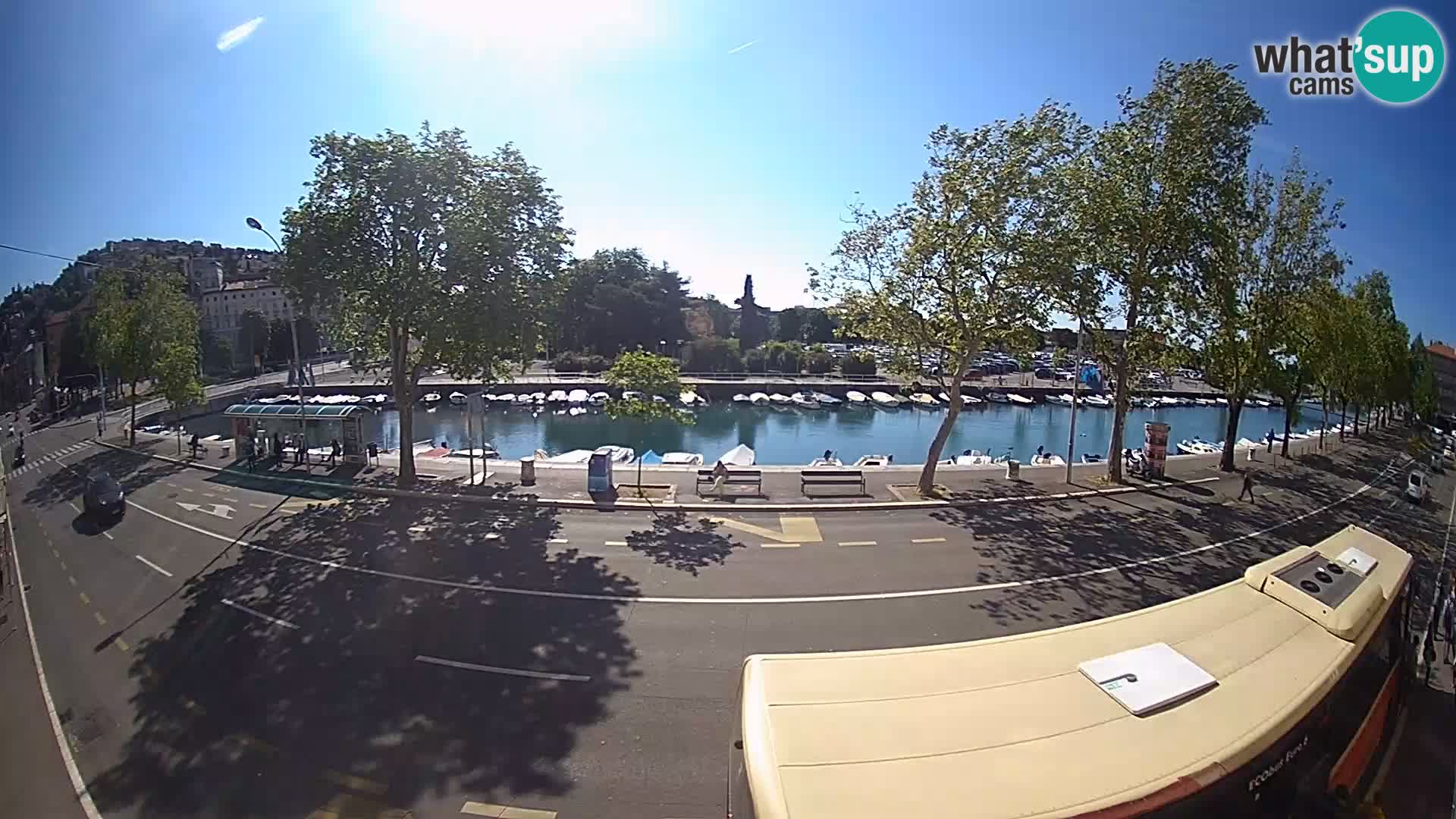 Rijeka –  pogled na Trsat i Sušak
