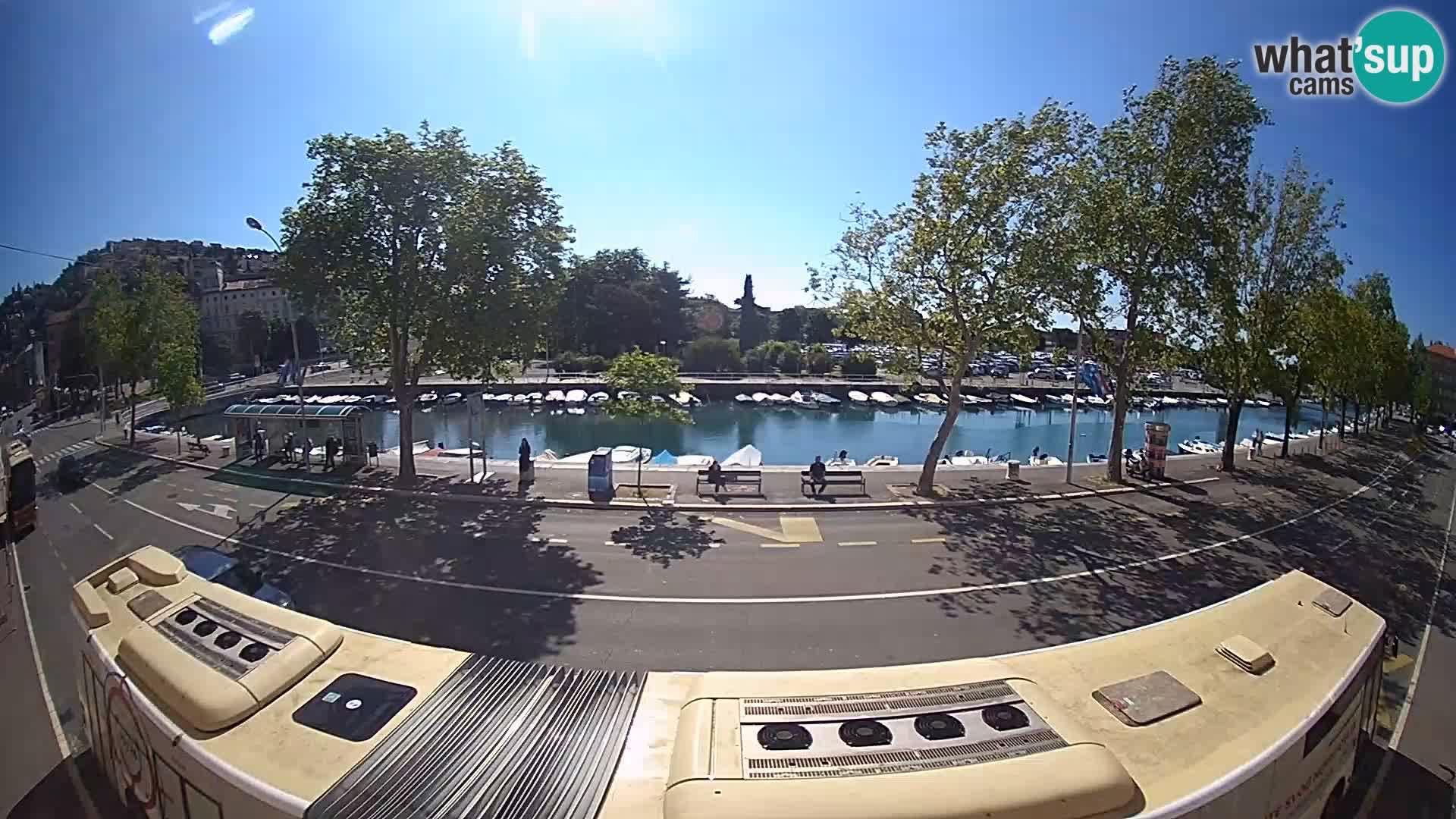 Rijeka – Der Blick auf Trsat und Sušak