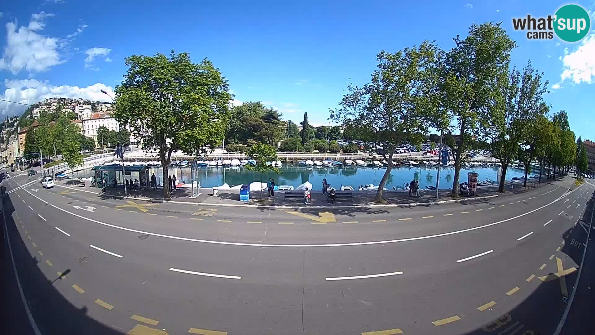 Rijeka –  La vista de Trsat y de Sušak
